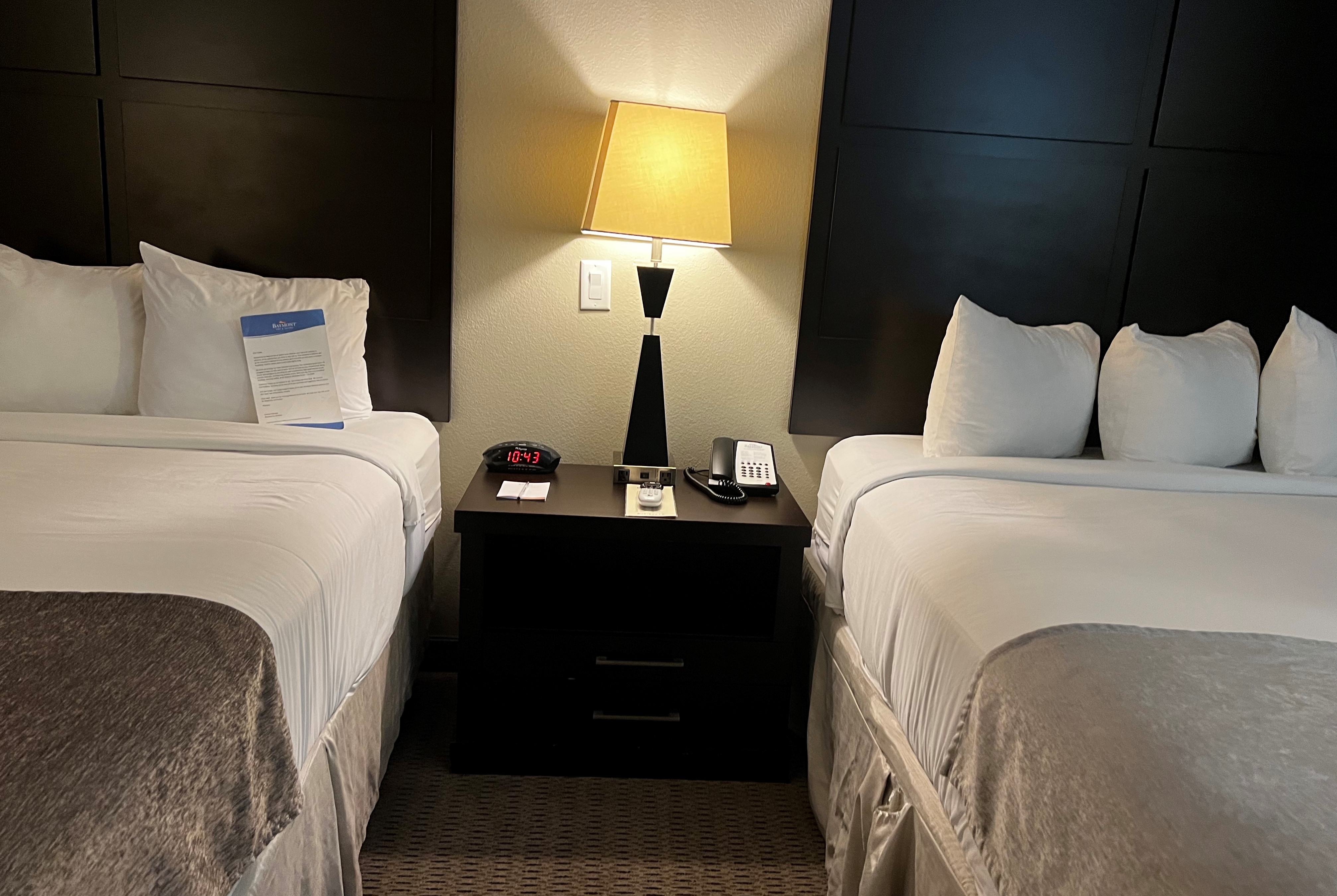 Guest room at the Baymont by Wyndham College Station in College Station, Texas