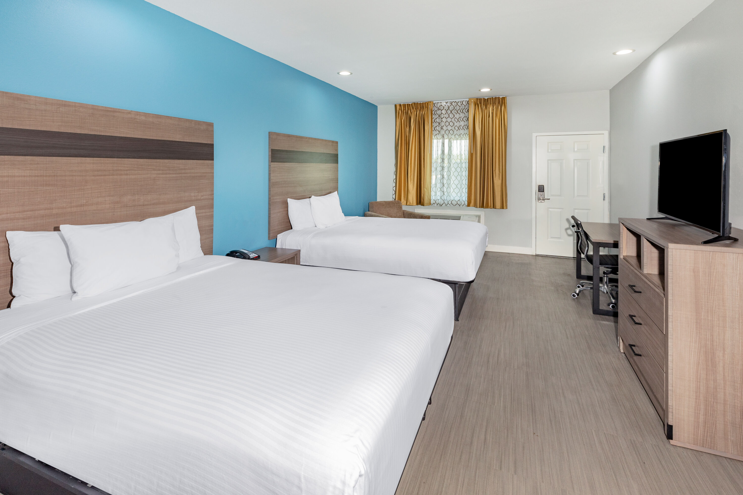 Guest room at the Baymont by Wyndham Freeport Texas in Freeport, Texas