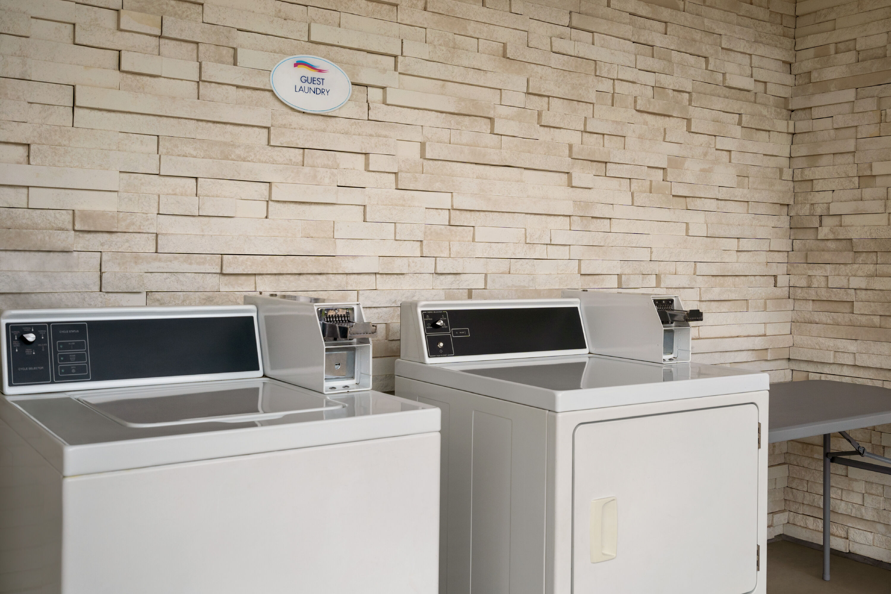Laundry facilities at Baymont by Wyndham Kingwood in Kingwood, Texas