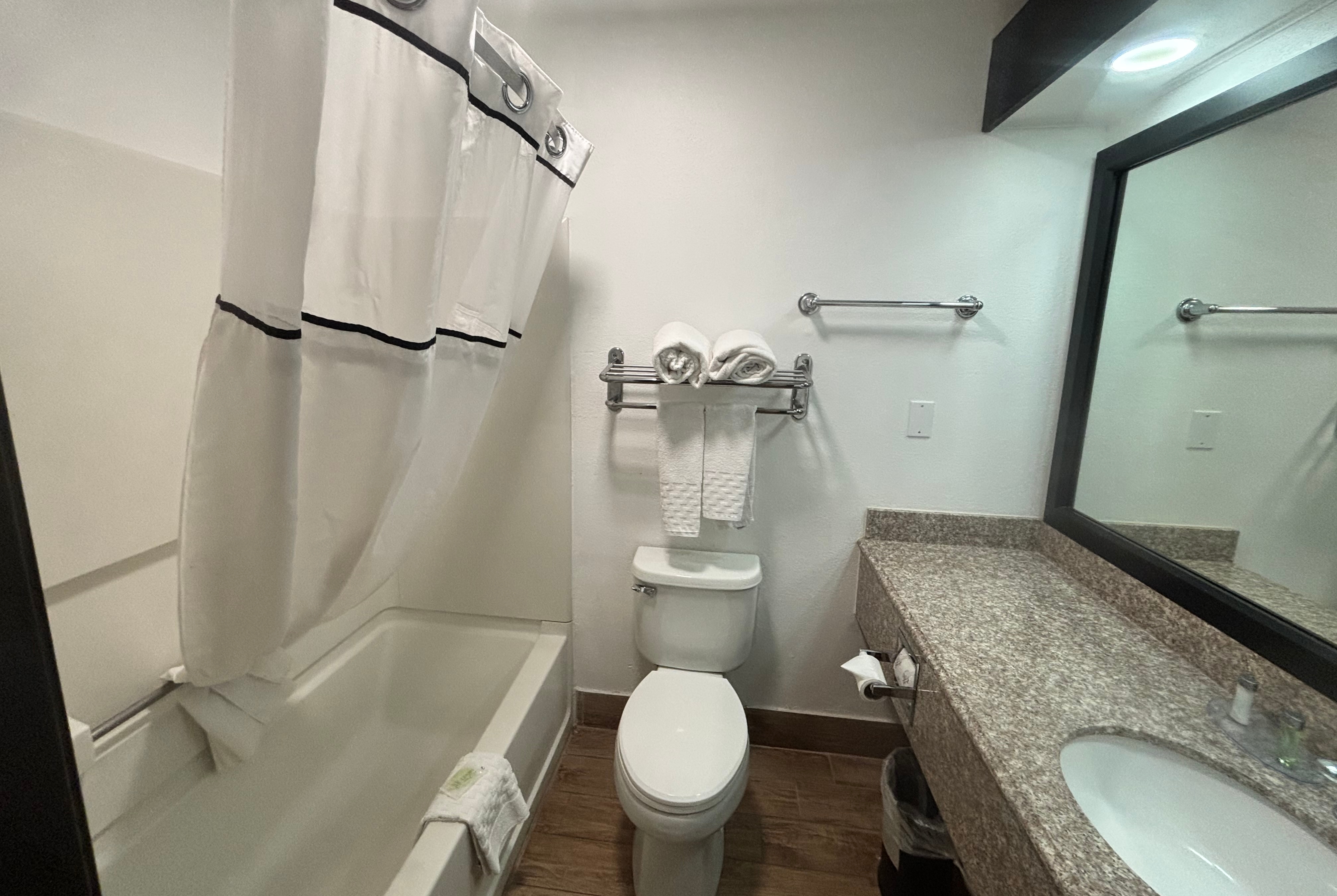 Guest room at the Baymont by Wyndham Lubbock in Lubbock, Texas