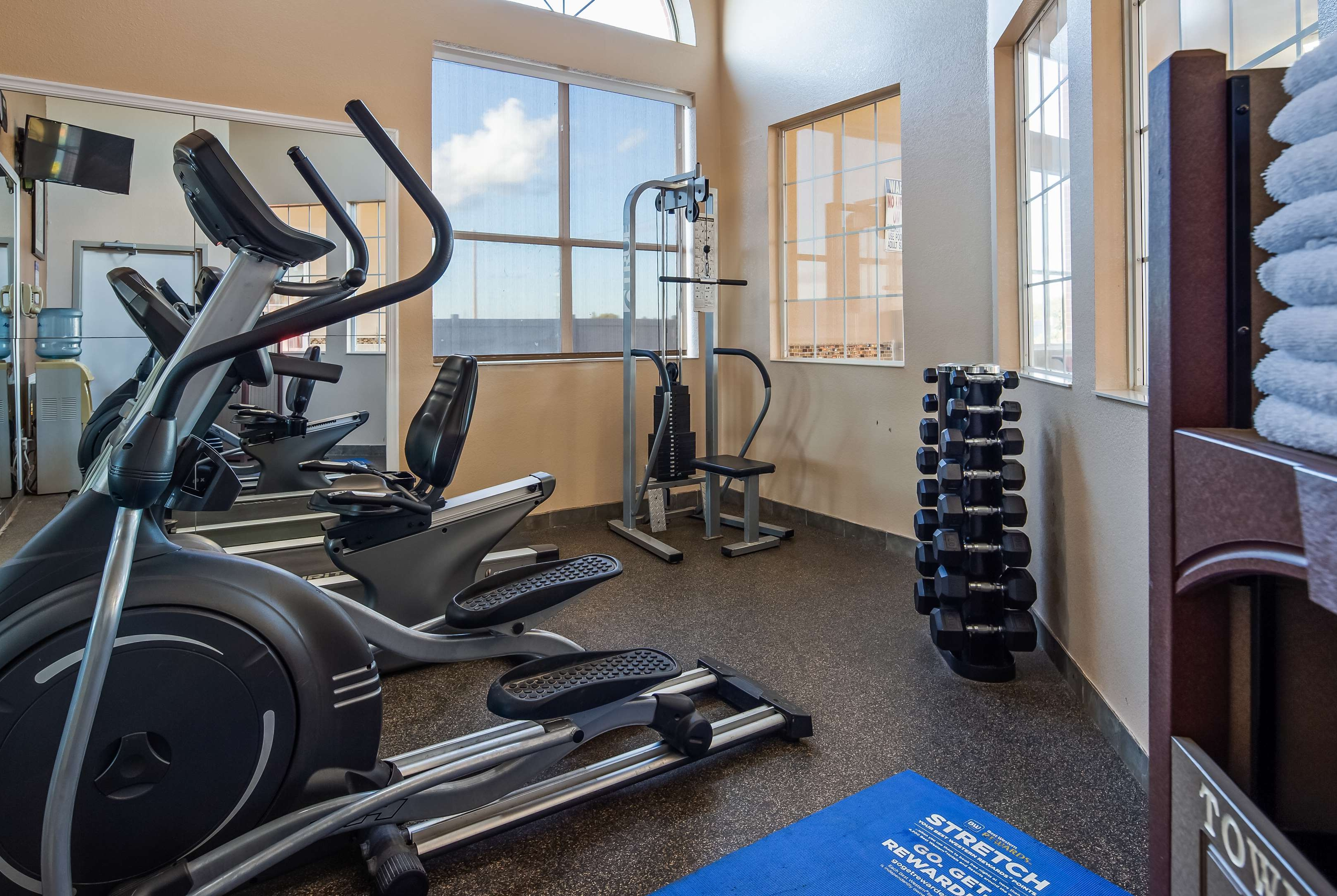 Fitness room at Baymont by Wyndham Lubbock in Lubbock, Texas
