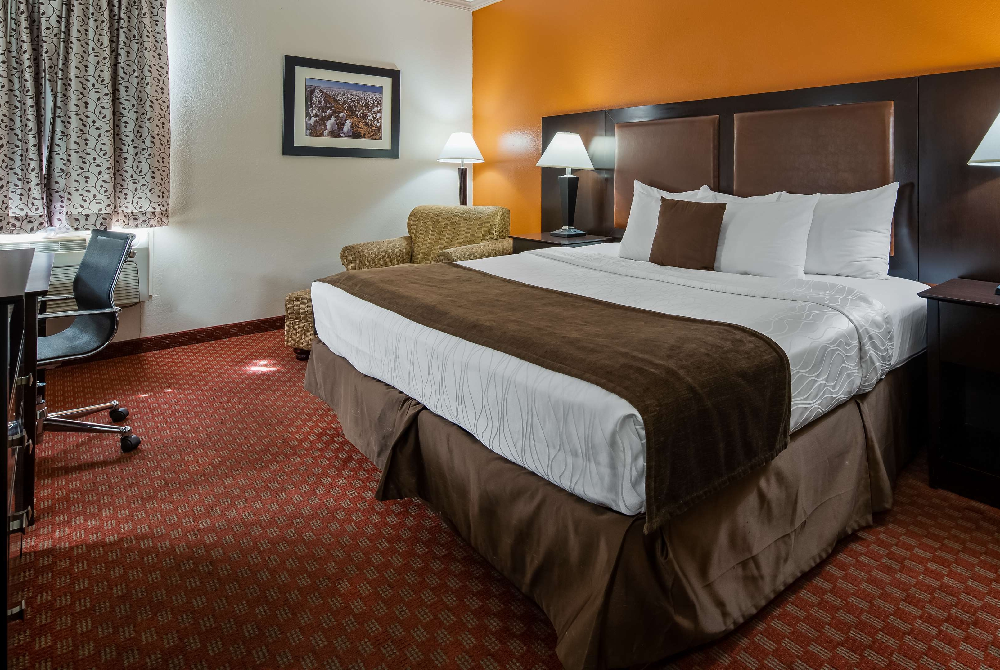 Guest room at the Baymont by Wyndham Lubbock in Lubbock, Texas