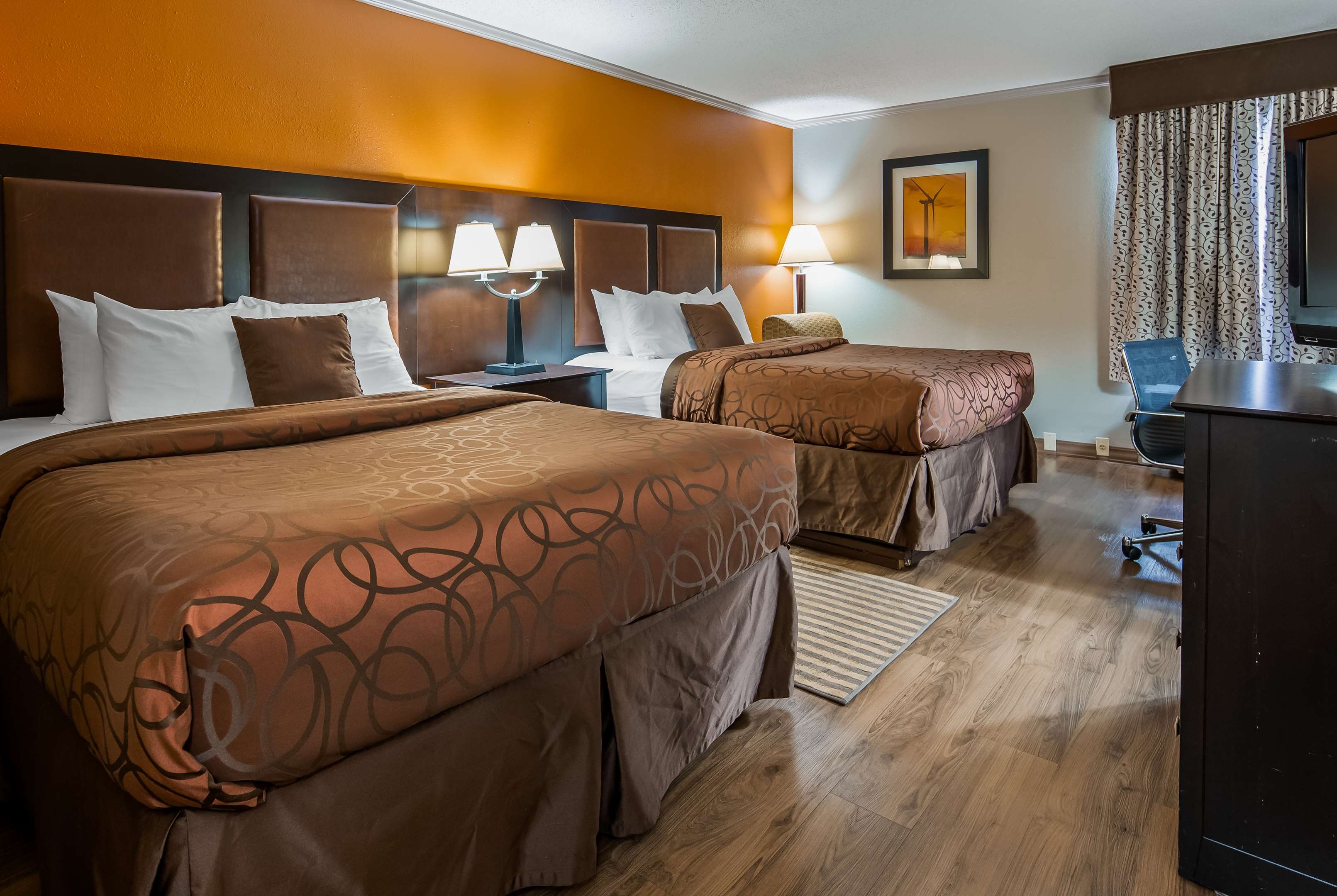 Guest room at the Baymont by Wyndham Lubbock in Lubbock, Texas