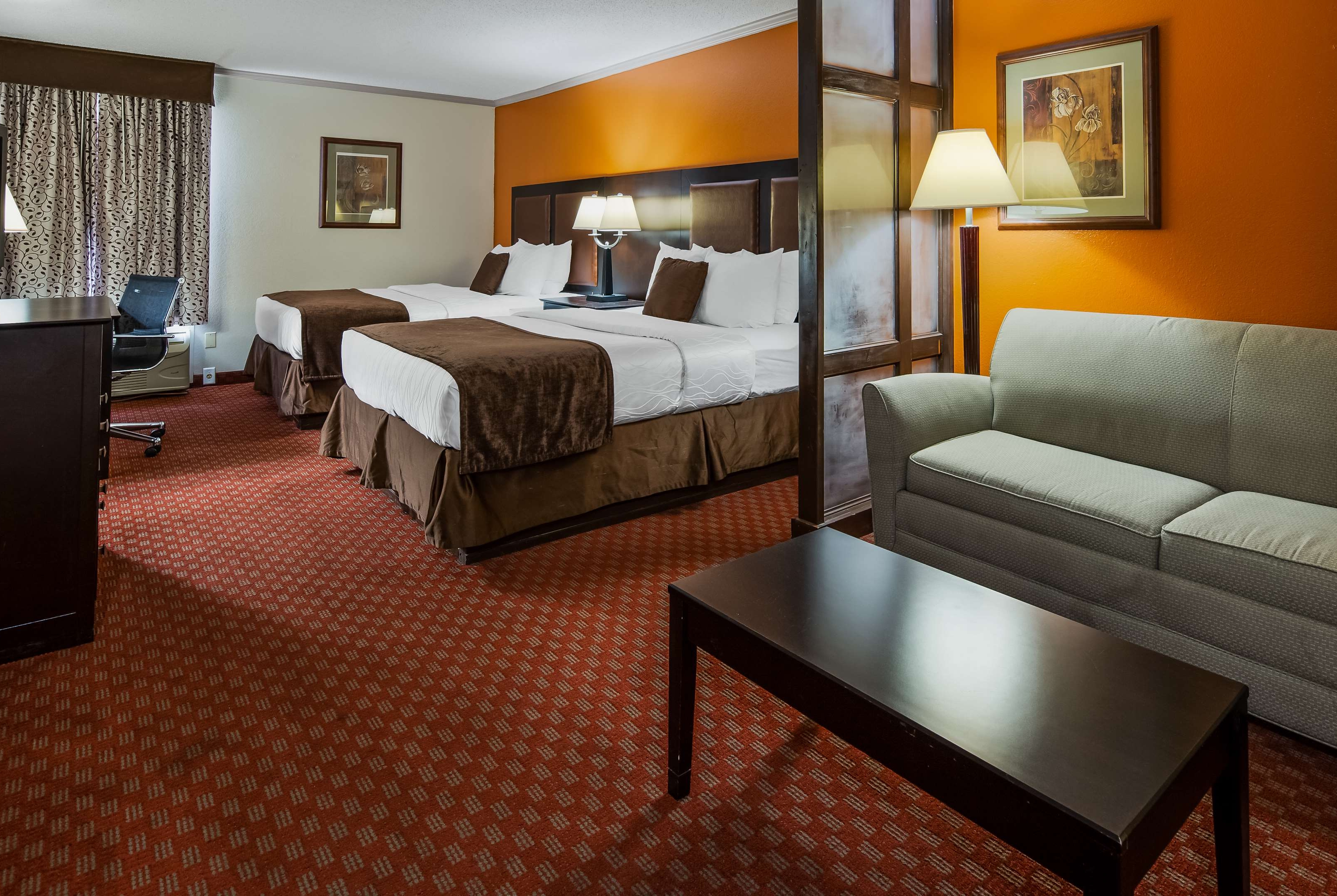 Guest room at the Baymont by Wyndham Lubbock in Lubbock, Texas