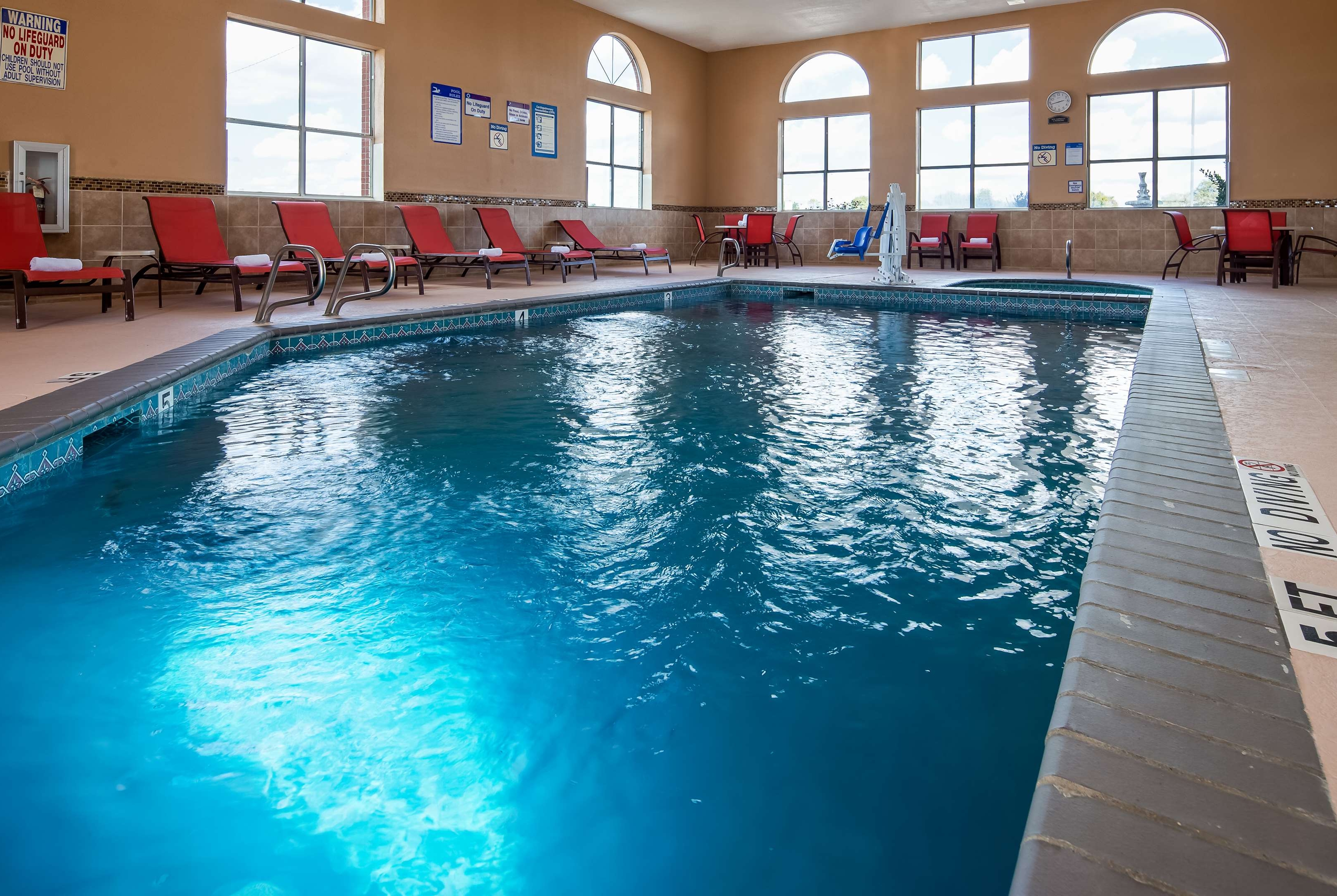 Indoor pool at the Baymont by Wyndham Lubbock in Lubbock, Texas
