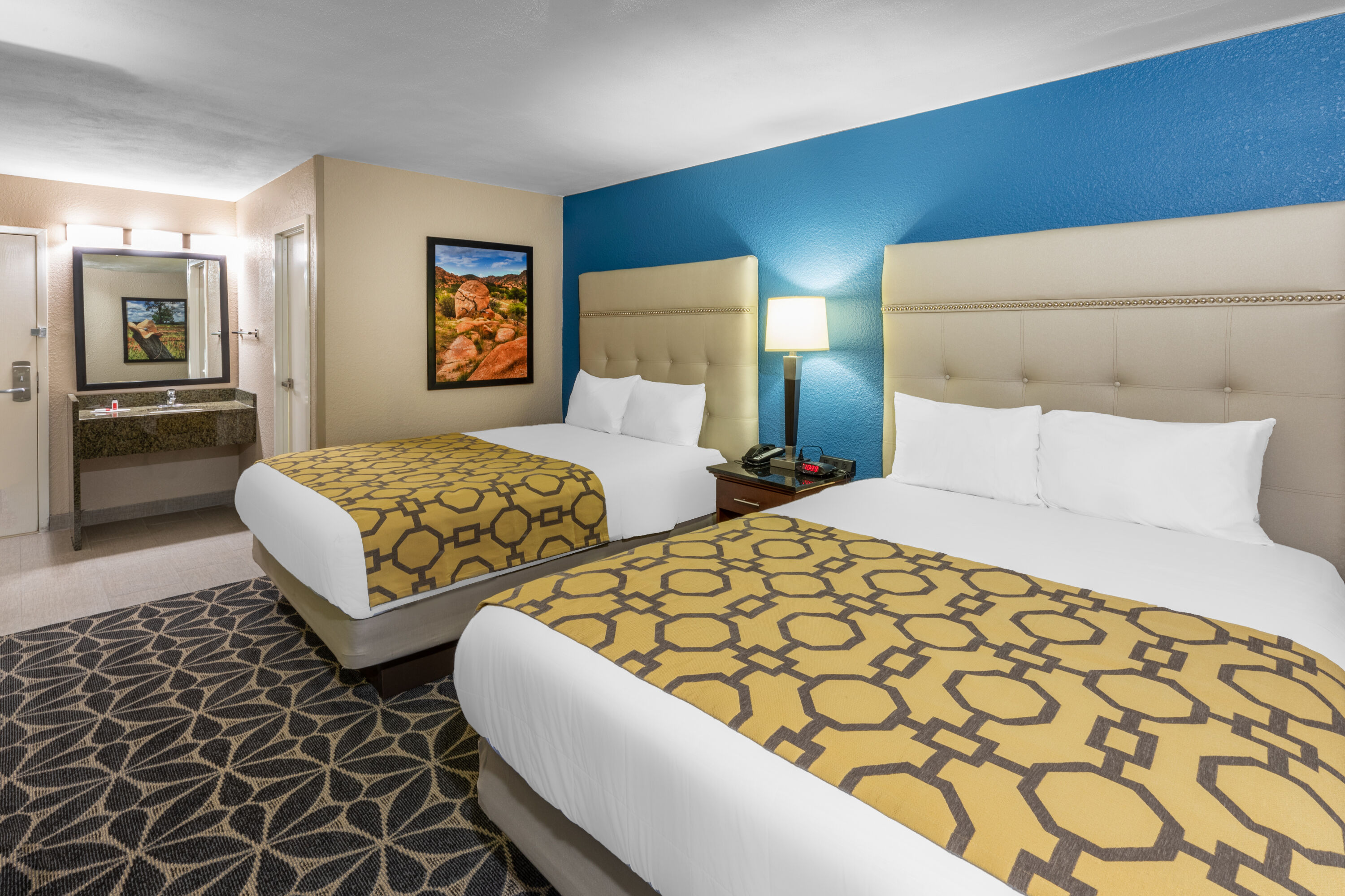 Guest room at the Baymont by Wyndham McAllen/Pharr in McAllen, Texas