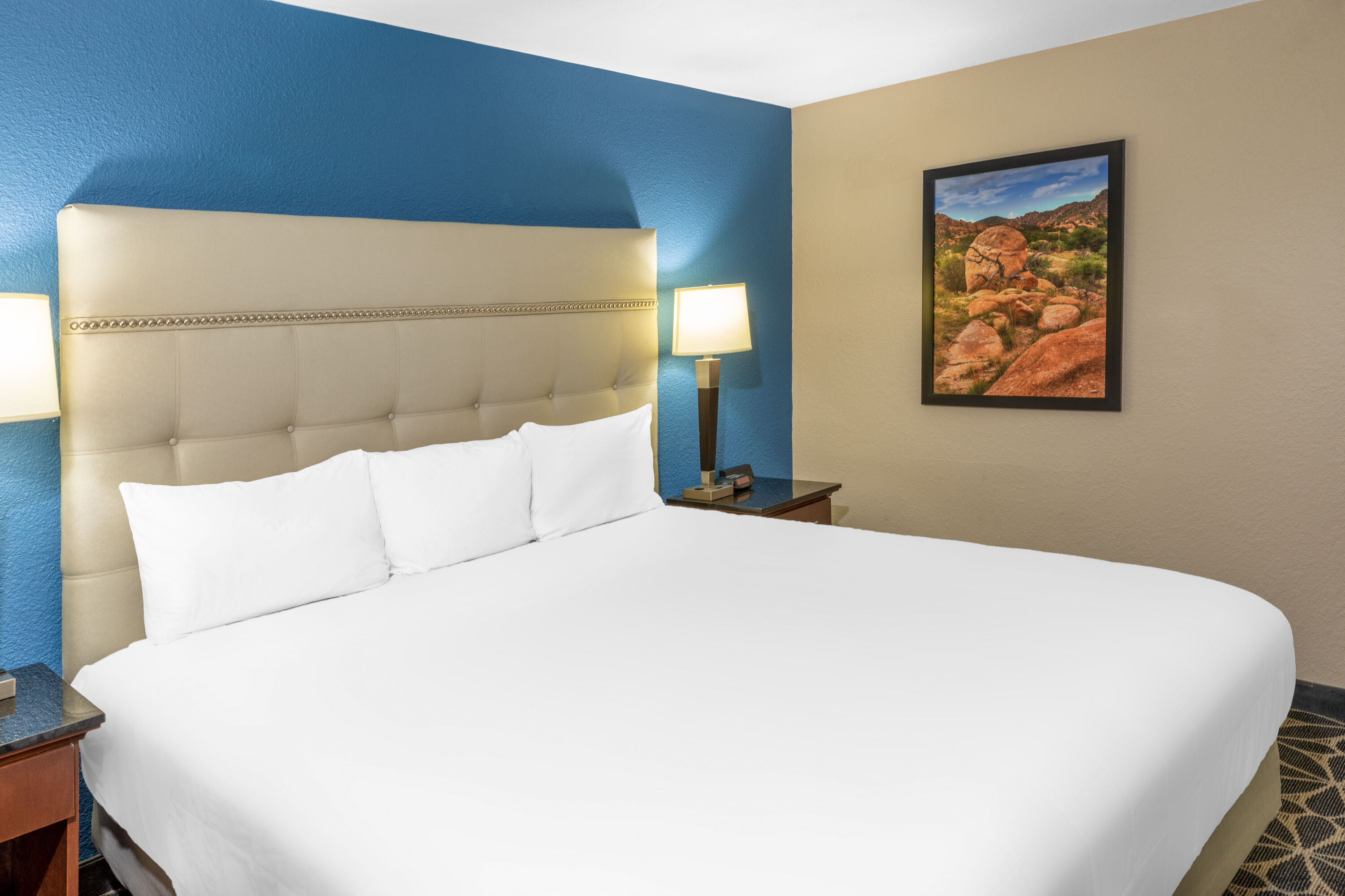 Guest room at the Baymont by Wyndham McAllen/Pharr in McAllen, Texas
