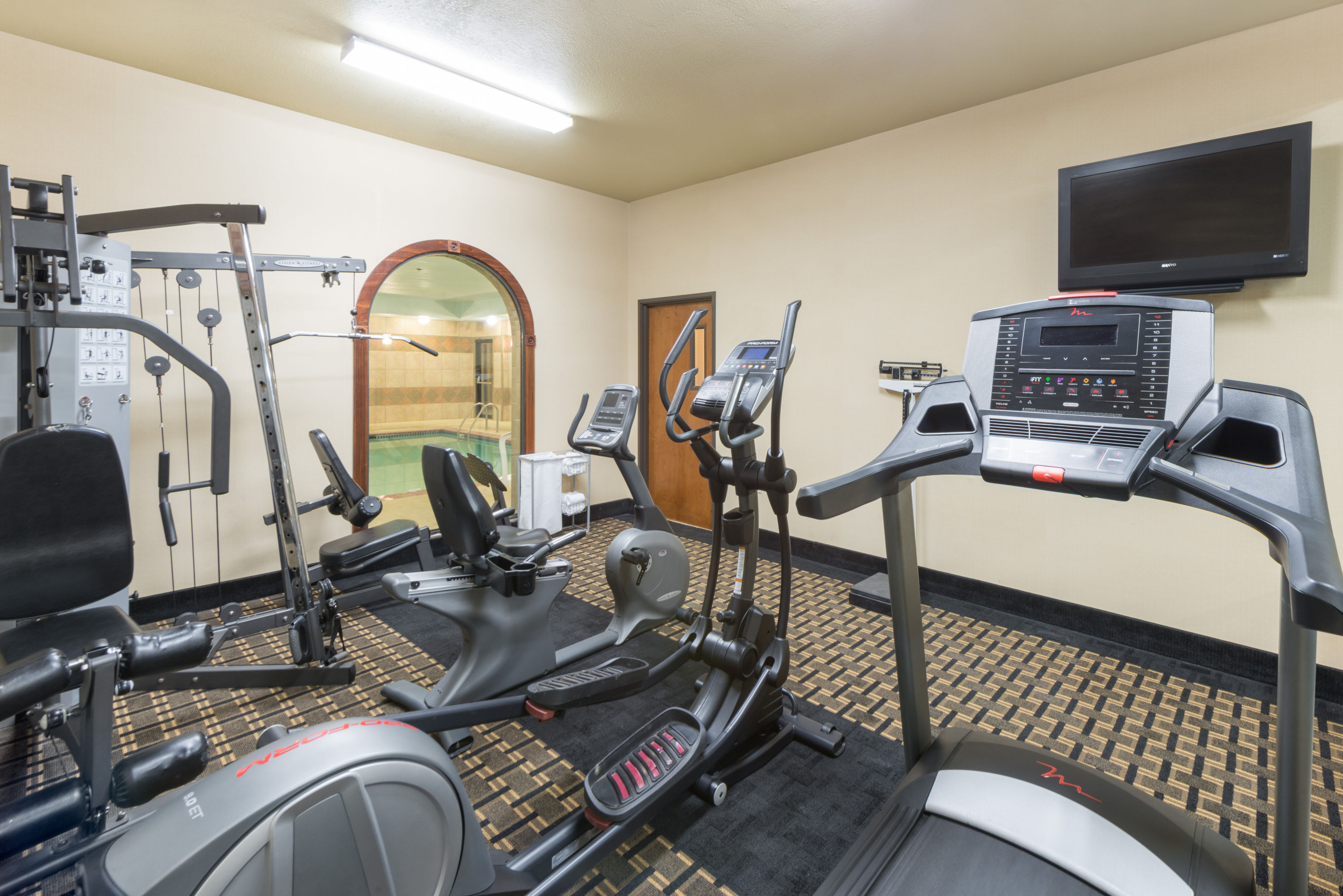 Fitness room at Baymont by Wyndham Perryton in Perryton, Texas