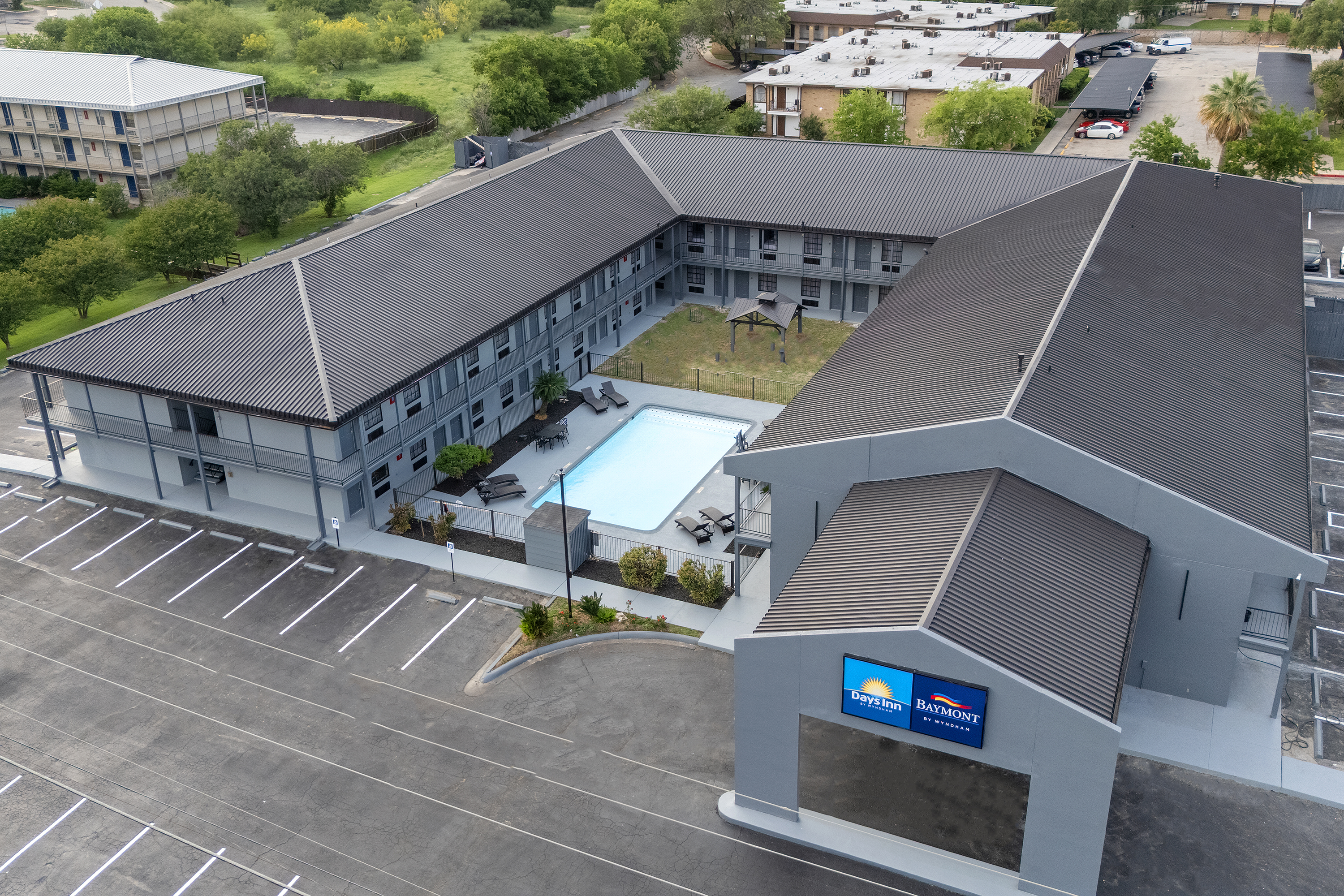 Exterior of Baymont by Wyndham San Antonio Near Lackland AFB hotel in San Antonio, Texas