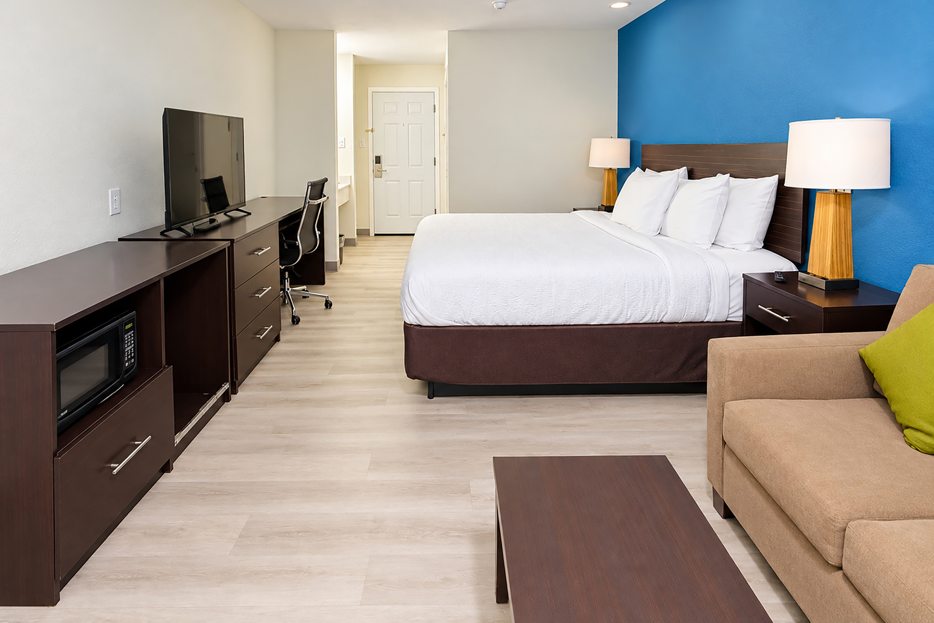 Guest room at the Baymont by Wyndham San Antonio Northeast in San Antonio, Texas