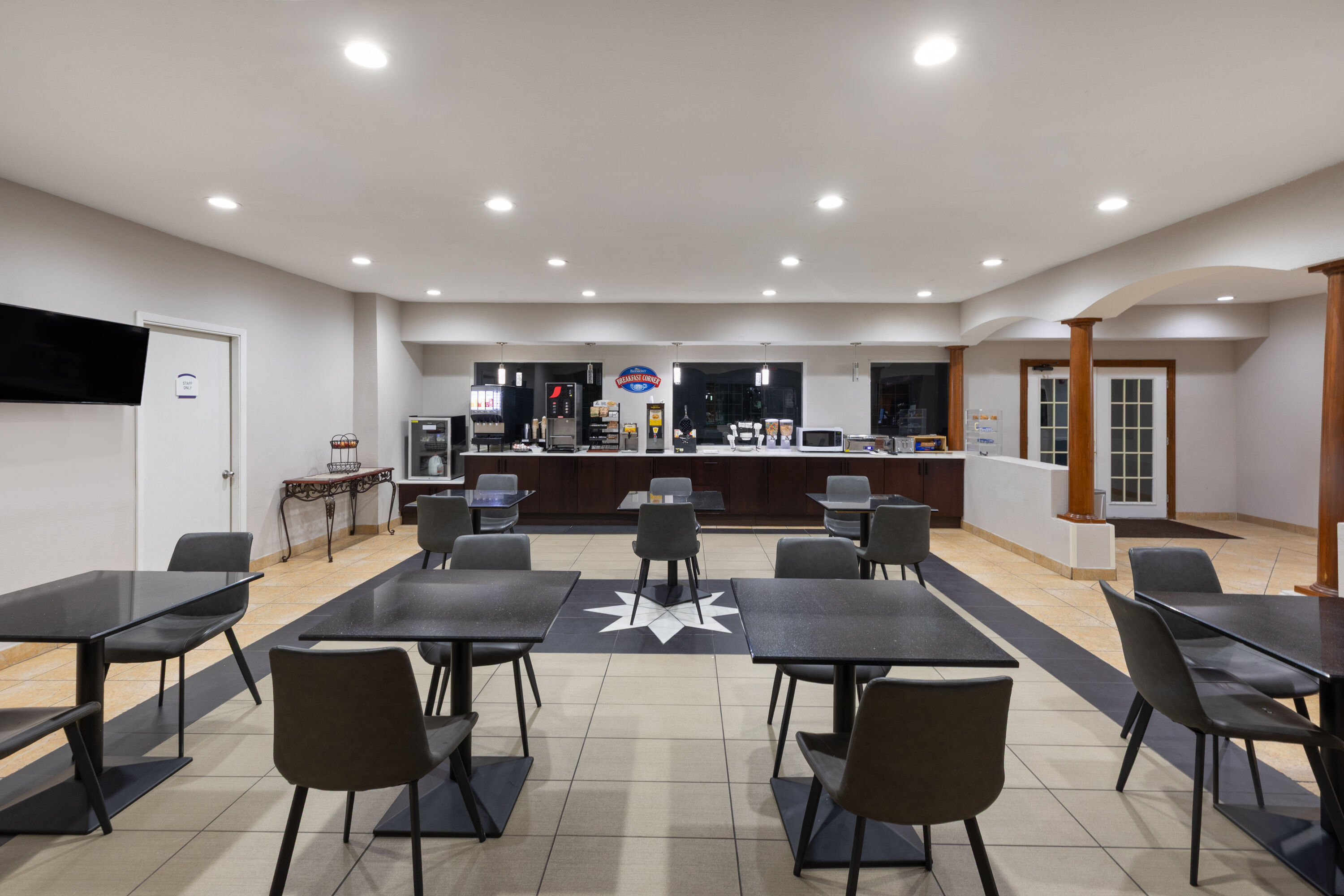 Free breakfast at Baymont by Wyndham Texas City in Texas City, Texas