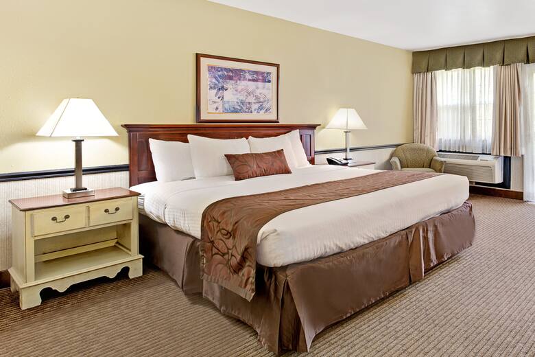 Guest room at the Baymont Inn & Suites Provo River in Provo, Utah