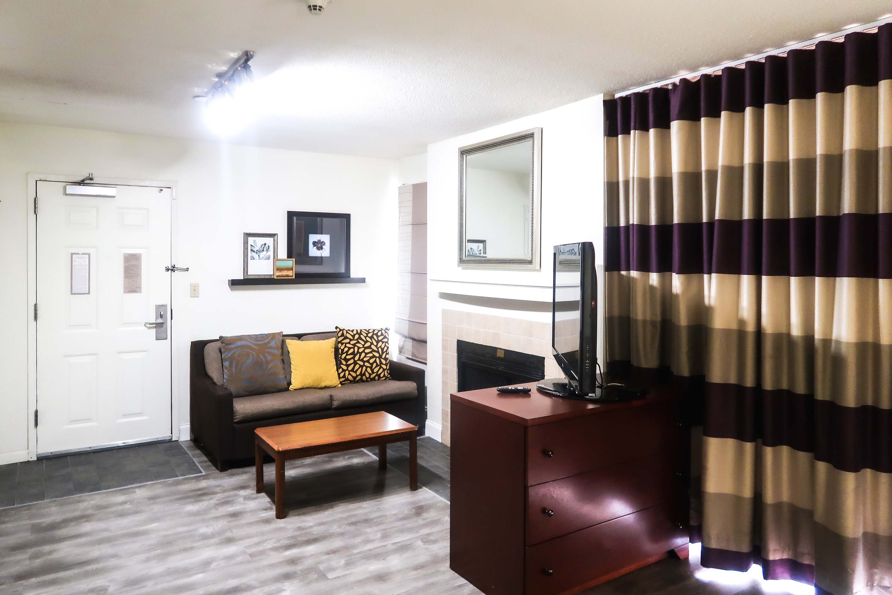 Guest room at the Tysons Corner Suites, a Baymont by Wyndham in Vienna, Virginia