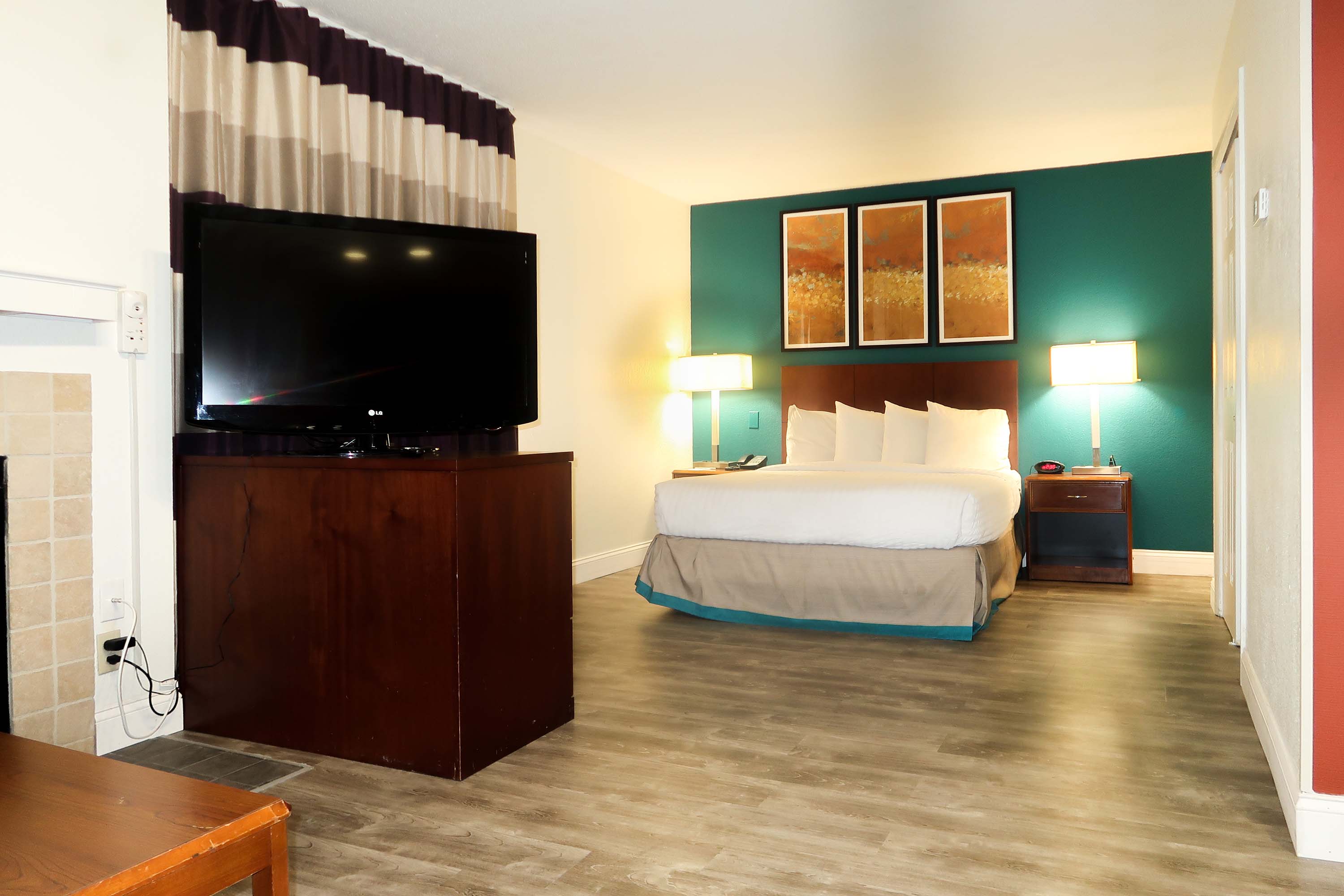 Guest room at the Tysons Corner Suites, a Baymont by Wyndham in Vienna, Virginia