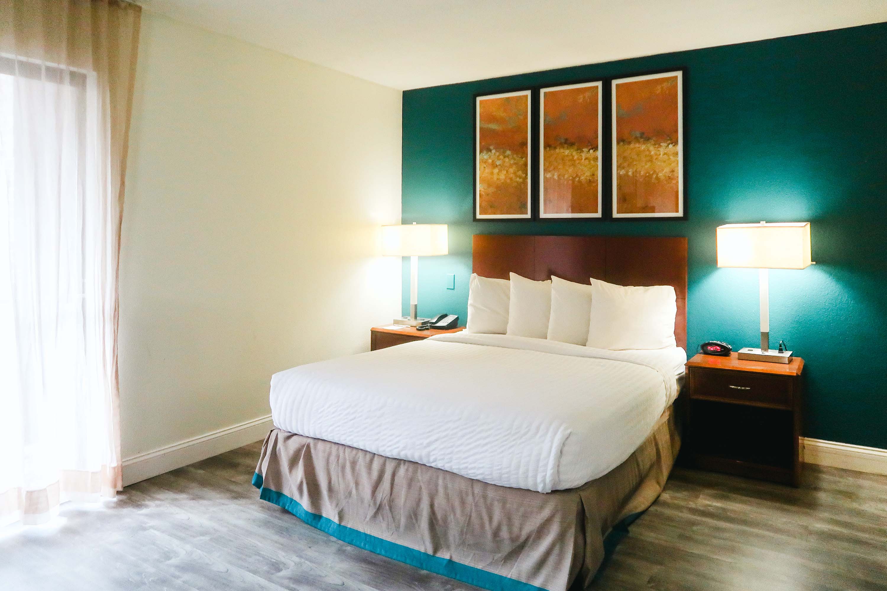 Guest room at the Tysons Corner Suites, a Baymont by Wyndham in Vienna, Virginia