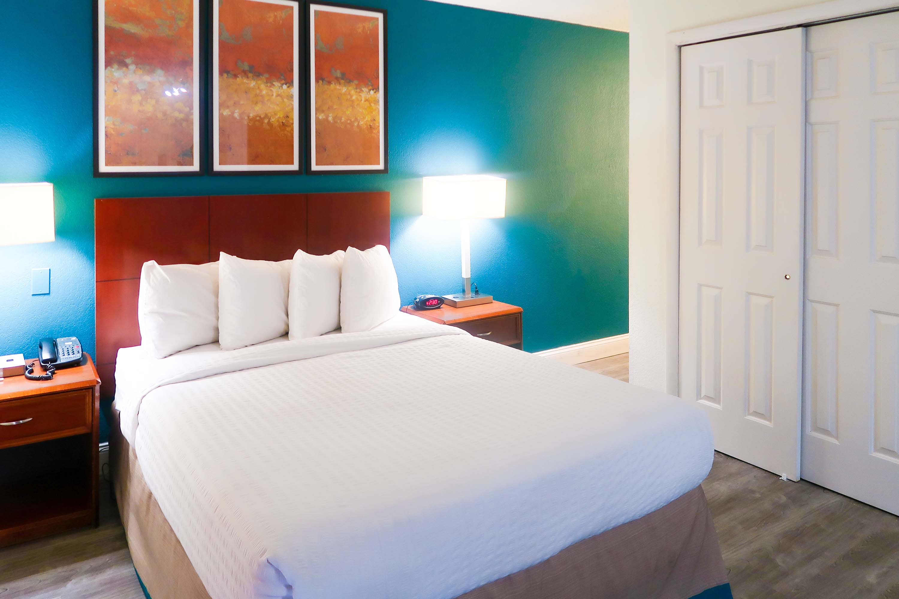 Guest room at the Tysons Corner Suites, a Baymont by Wyndham in Vienna, Virginia