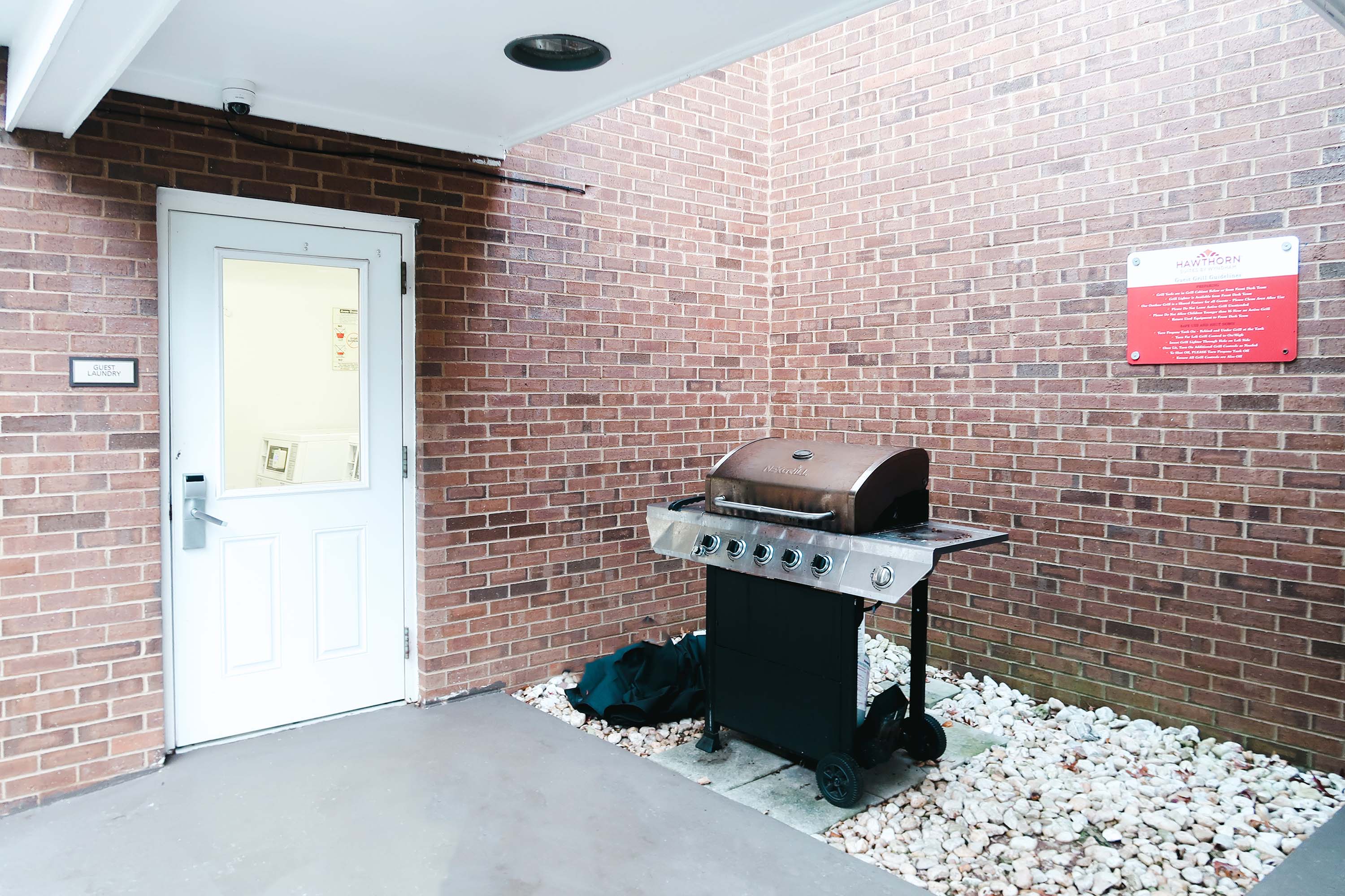 BBQ grill at Tysons Corner Suites, a Baymont by Wyndham in Vienna, Virginia
