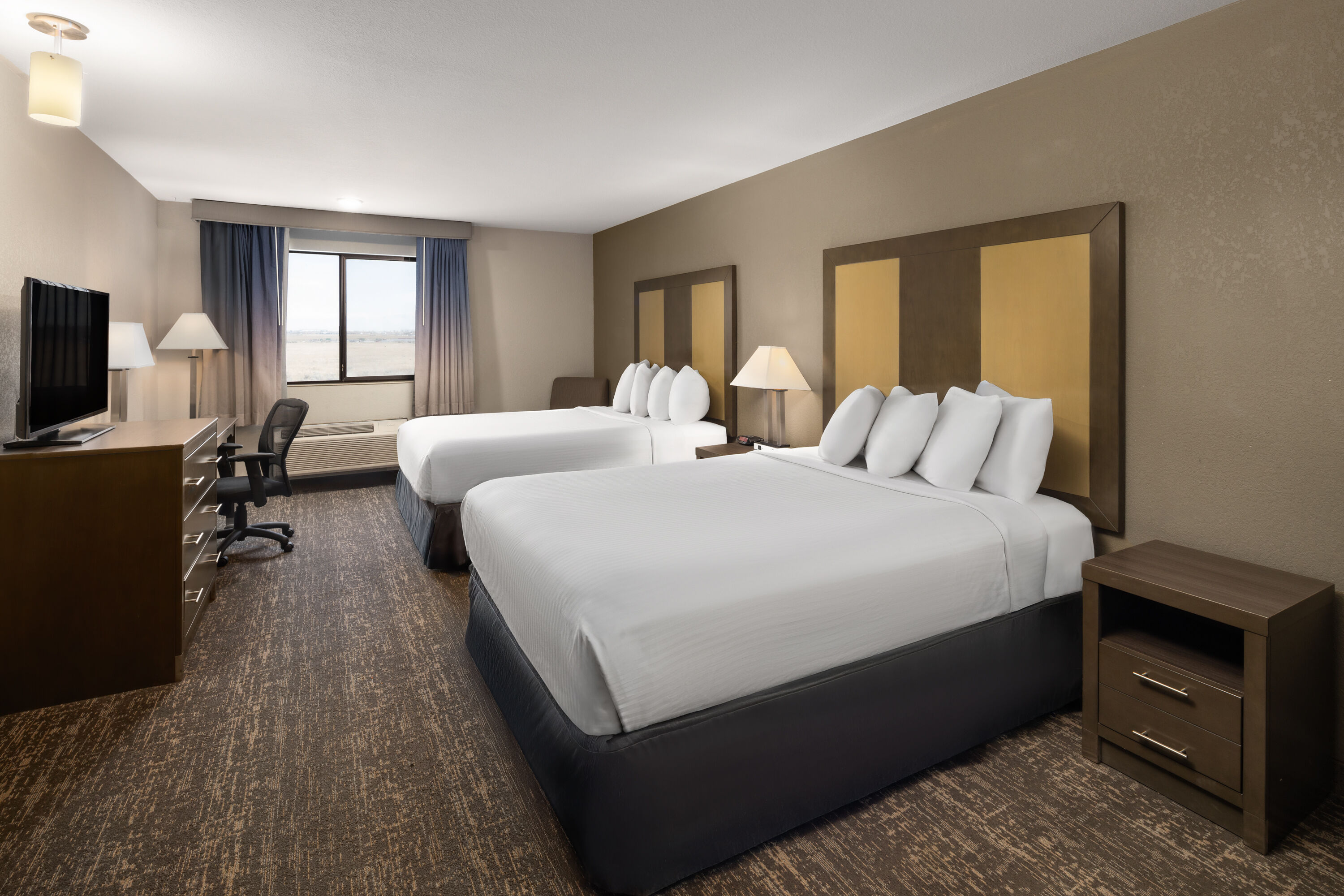 Guest room at the Baymont by Wyndham Moses Lake in Moses Lake, Washington