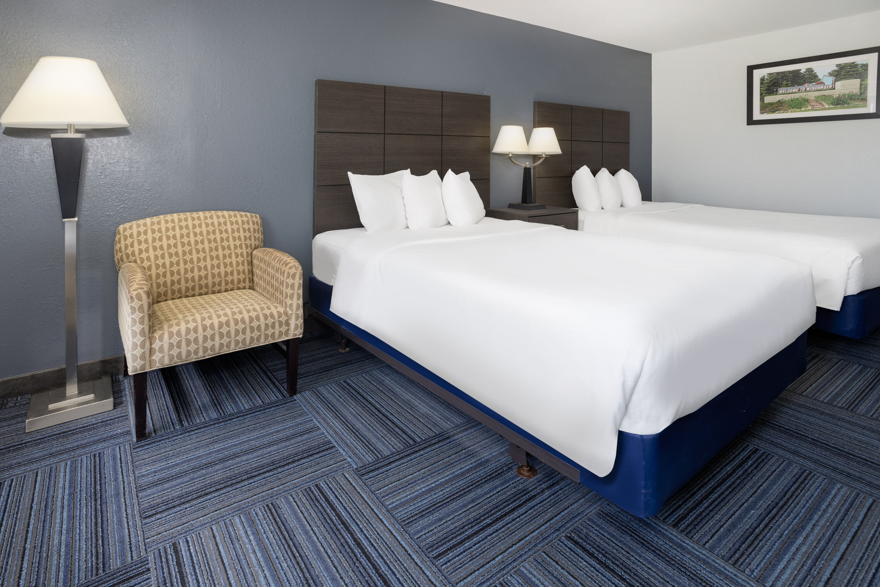 Guest room at the Baymont by Wyndham Appleton in Appleton, Wisconsin