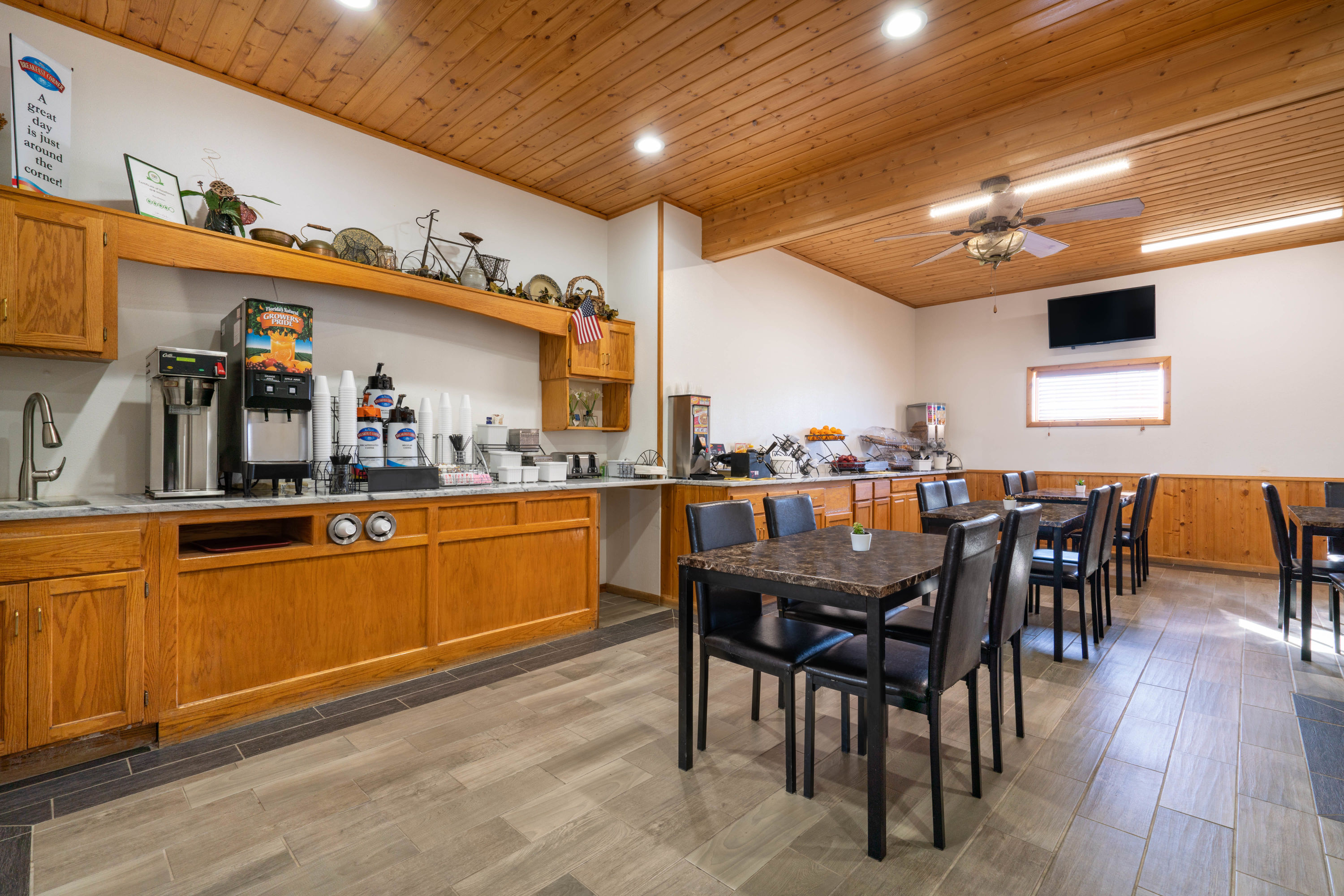 Free breakfast at Baymont by Wyndham Baldwin in Baldwin, Wisconsin