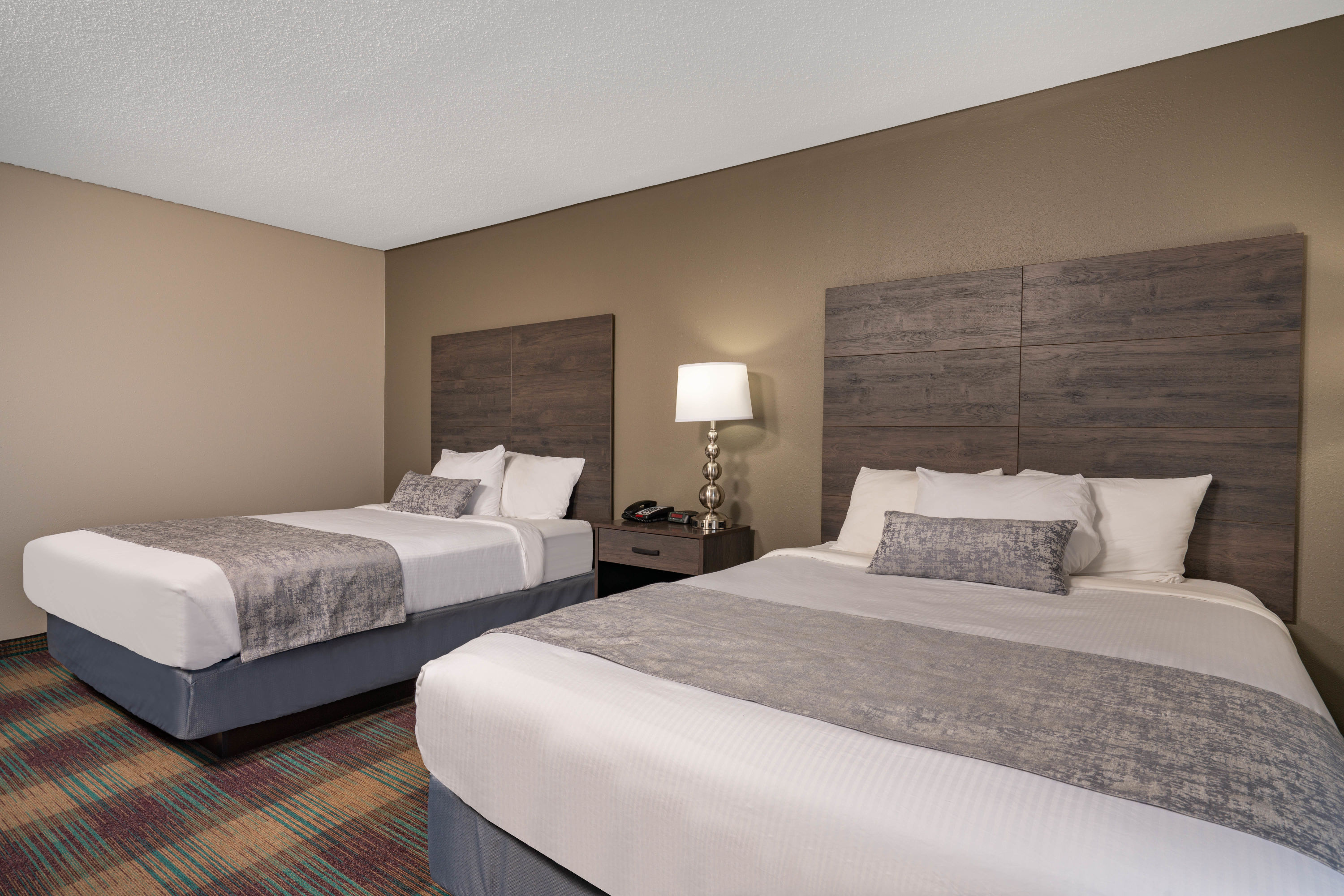 Guest room at the Baymont by Wyndham Baldwin in Baldwin, Wisconsin