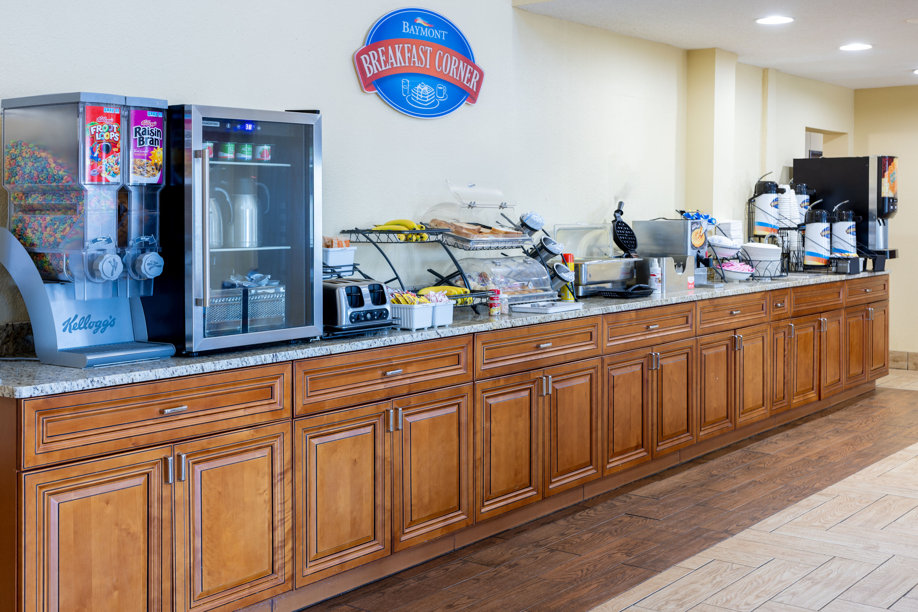 Free breakfast at Baymont by Wyndham Beloit in Beloit, Wisconsin