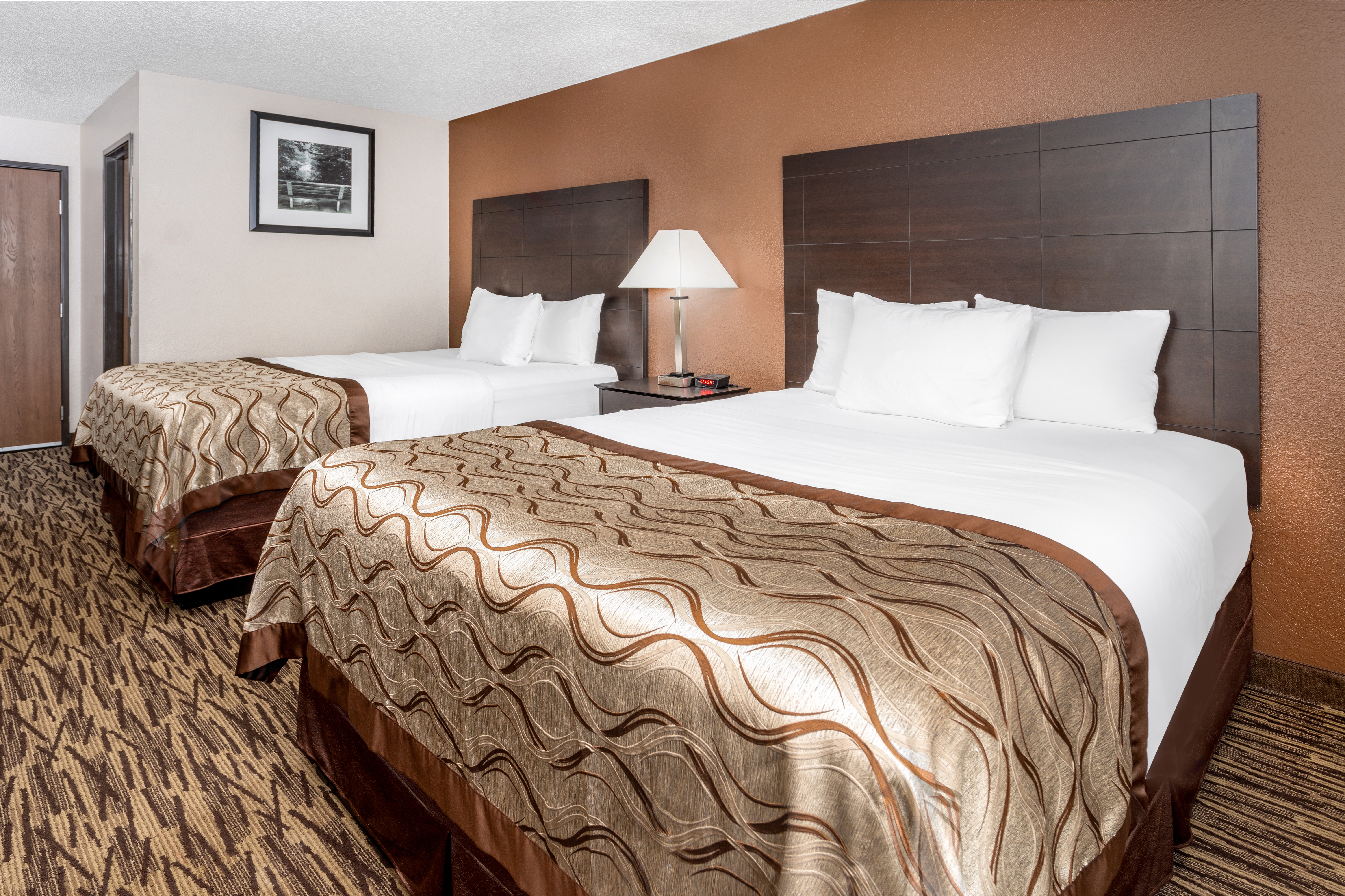 Guest room at the Baymont by Wyndham Beloit in Beloit, Wisconsin