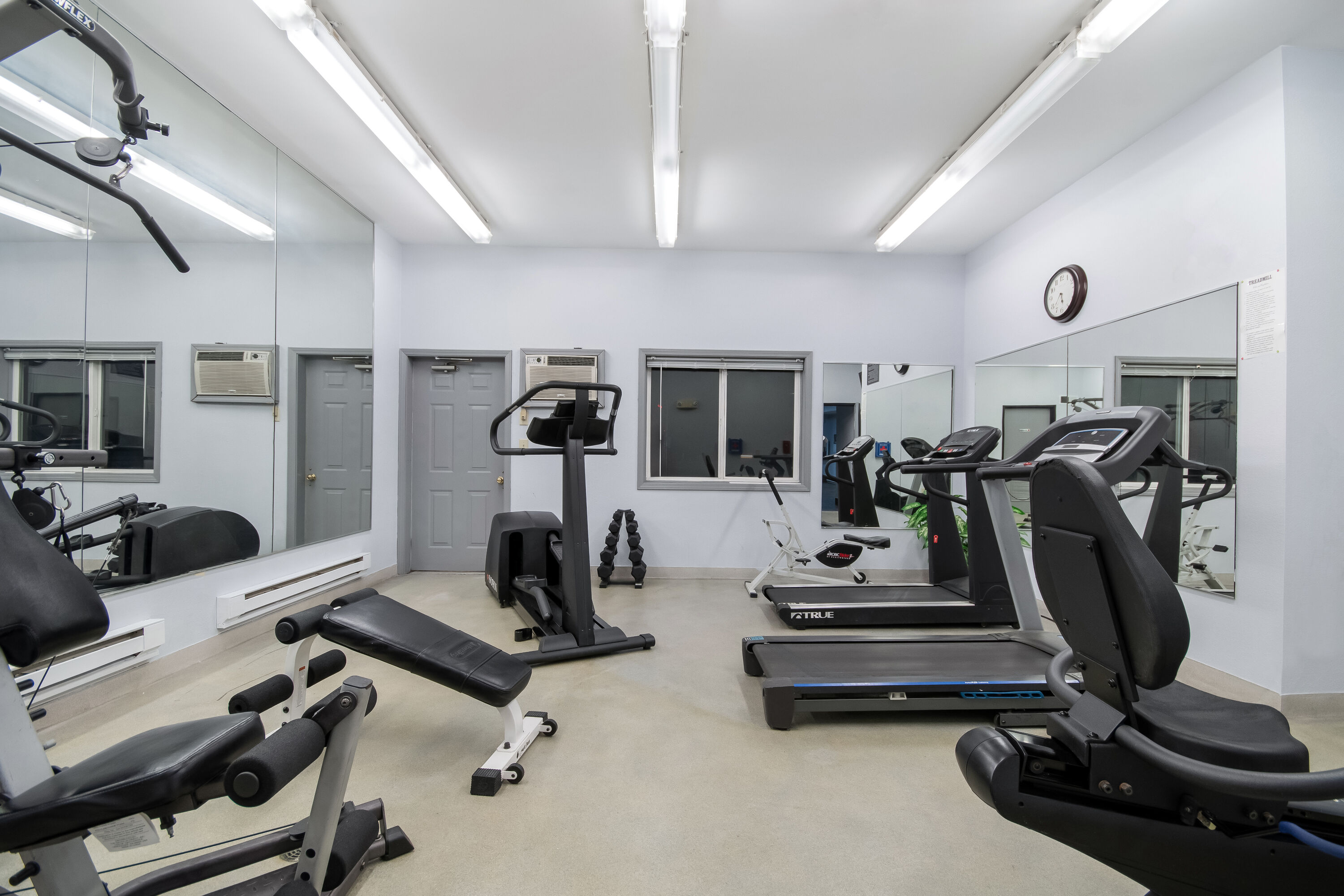 Fitness room at Baymont by Wyndham Marinette in Marinette, Wisconsin