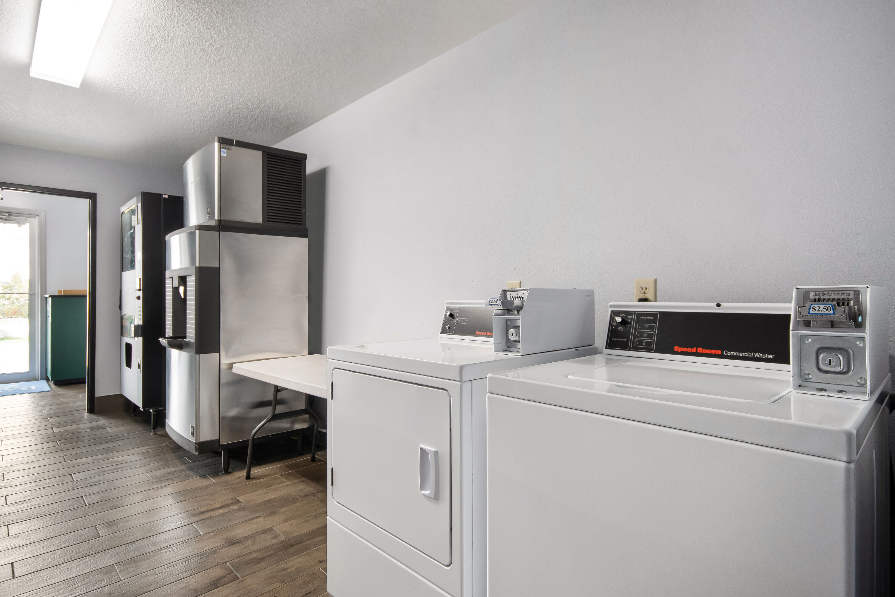 Laundry facilities at Baymont by Wyndham Marinette in Marinette, Wisconsin
