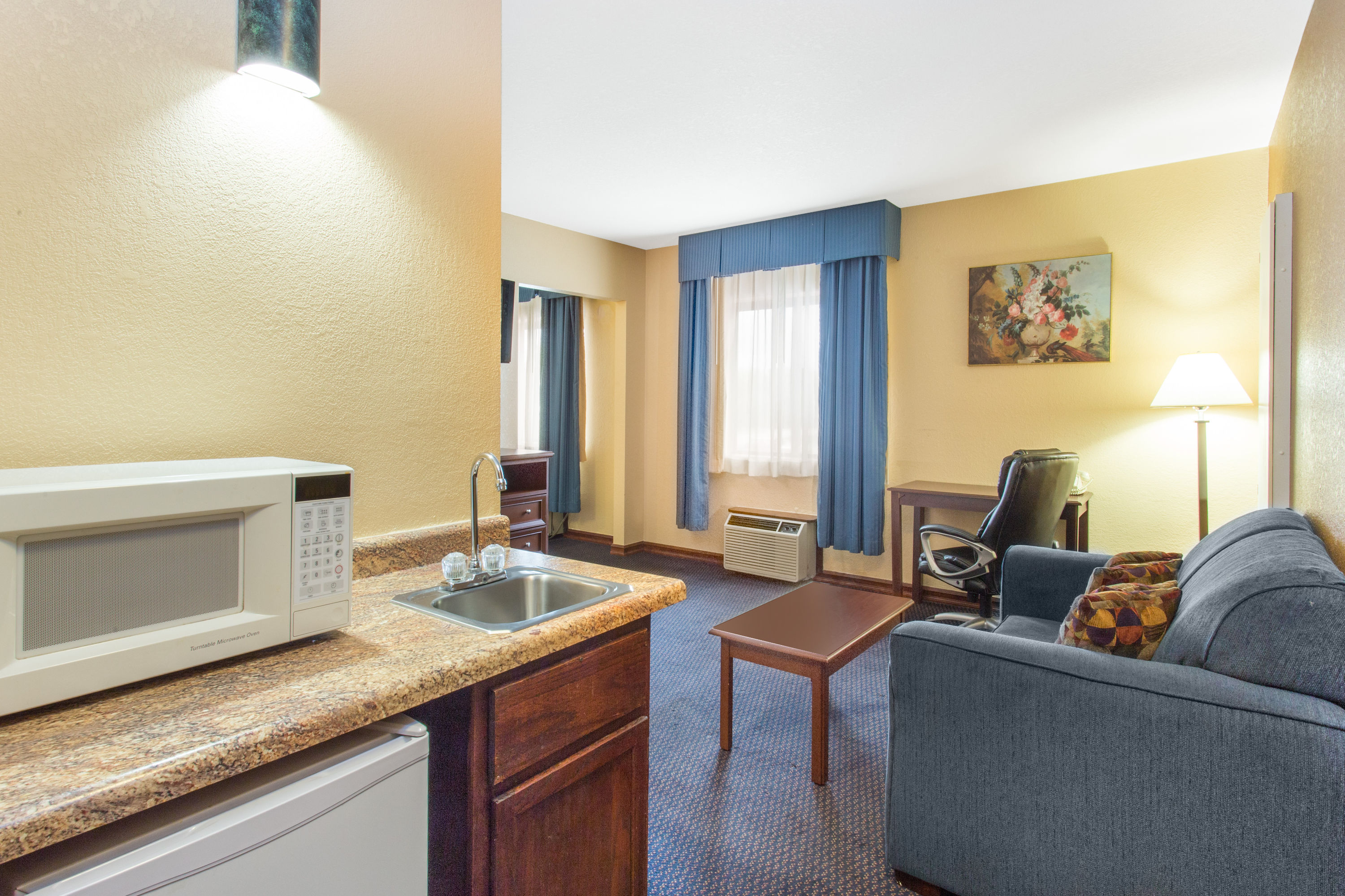 Guest room at the Baymont by Wyndham Waukesha in Waukesha, Wisconsin