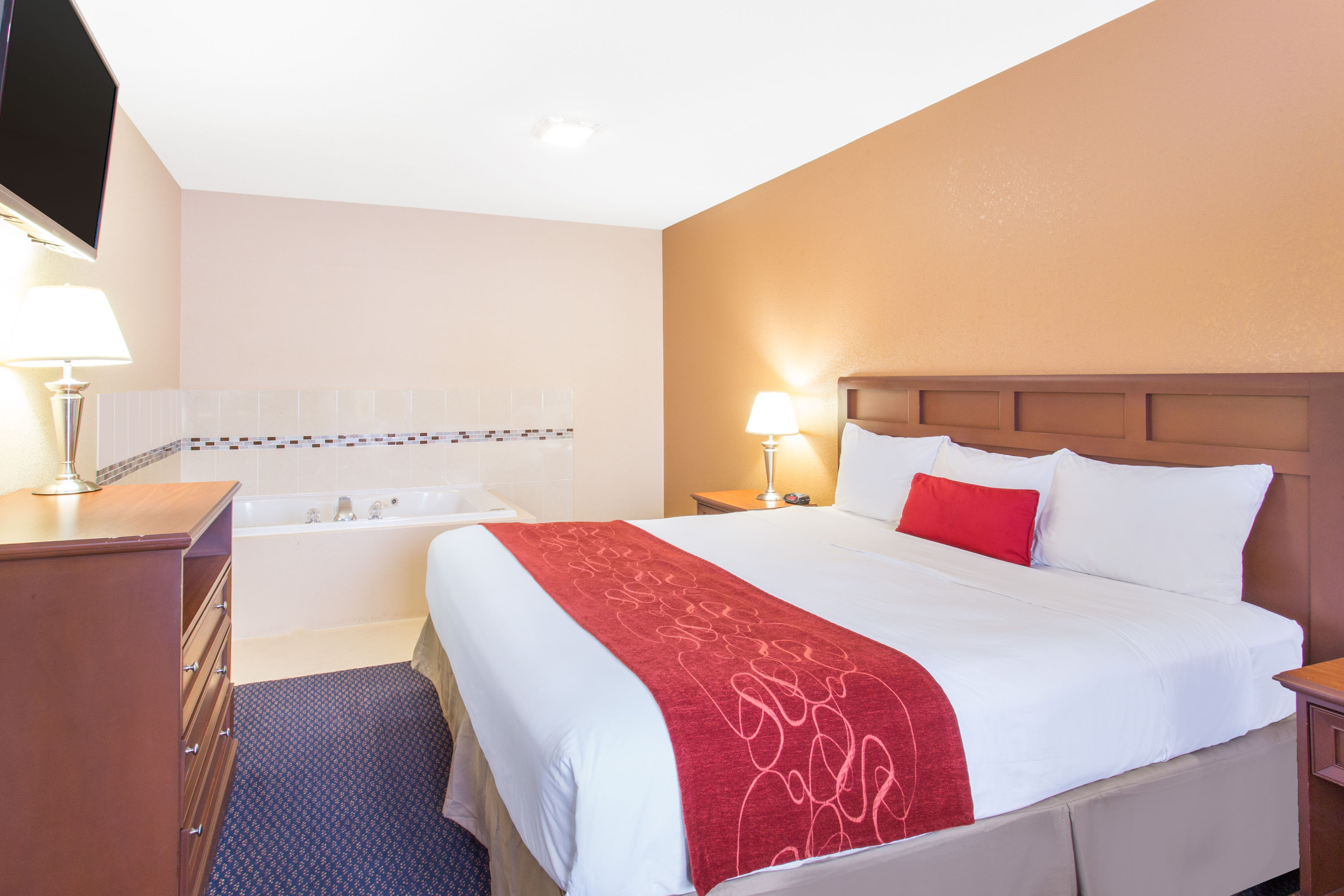 Guest room at the Baymont by Wyndham Waukesha in Waukesha, Wisconsin
