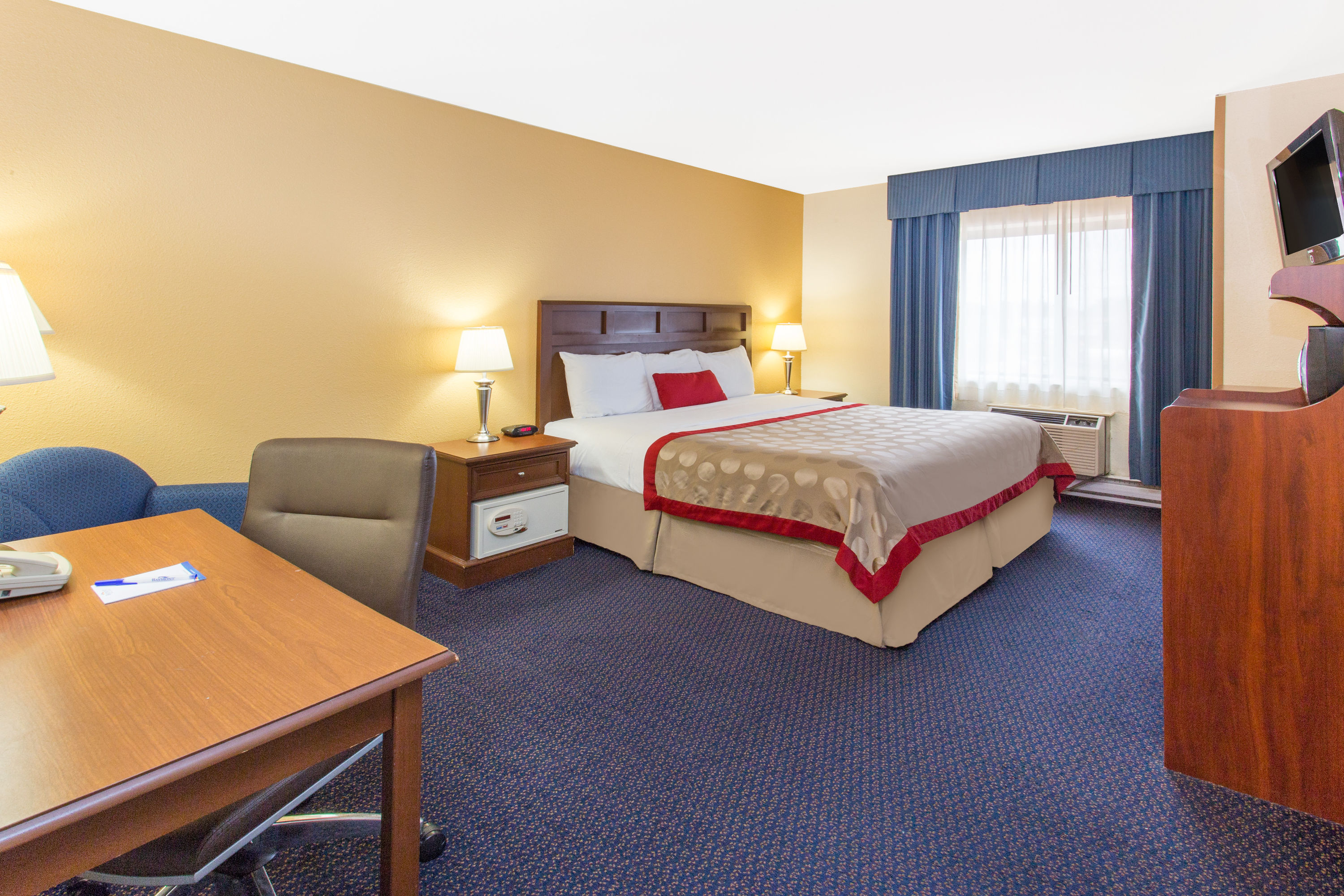 Guest room at the Baymont by Wyndham Waukesha in Waukesha, Wisconsin