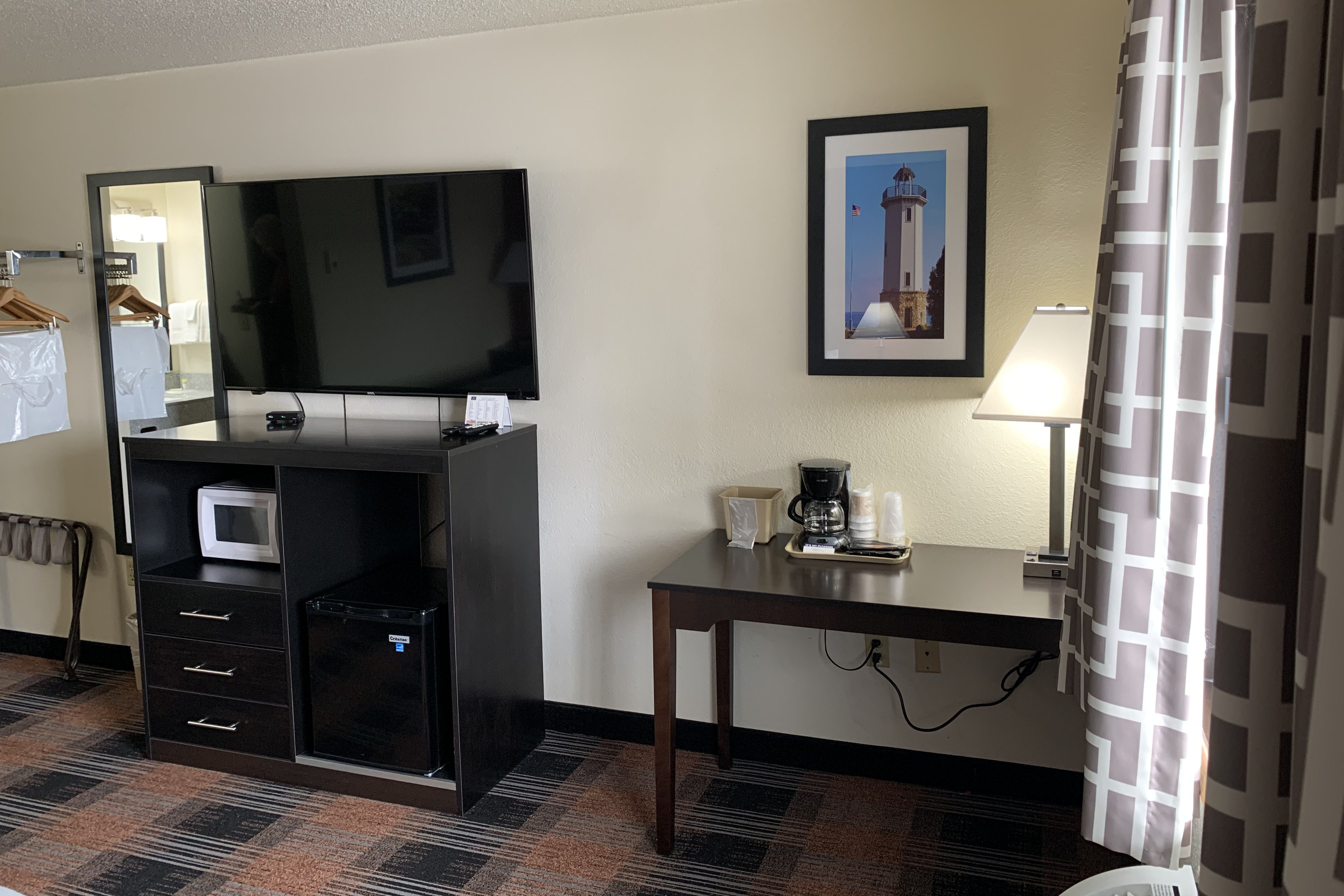 Guest room at the Baymont by Wyndham Waupun in Waupun, Wisconsin
