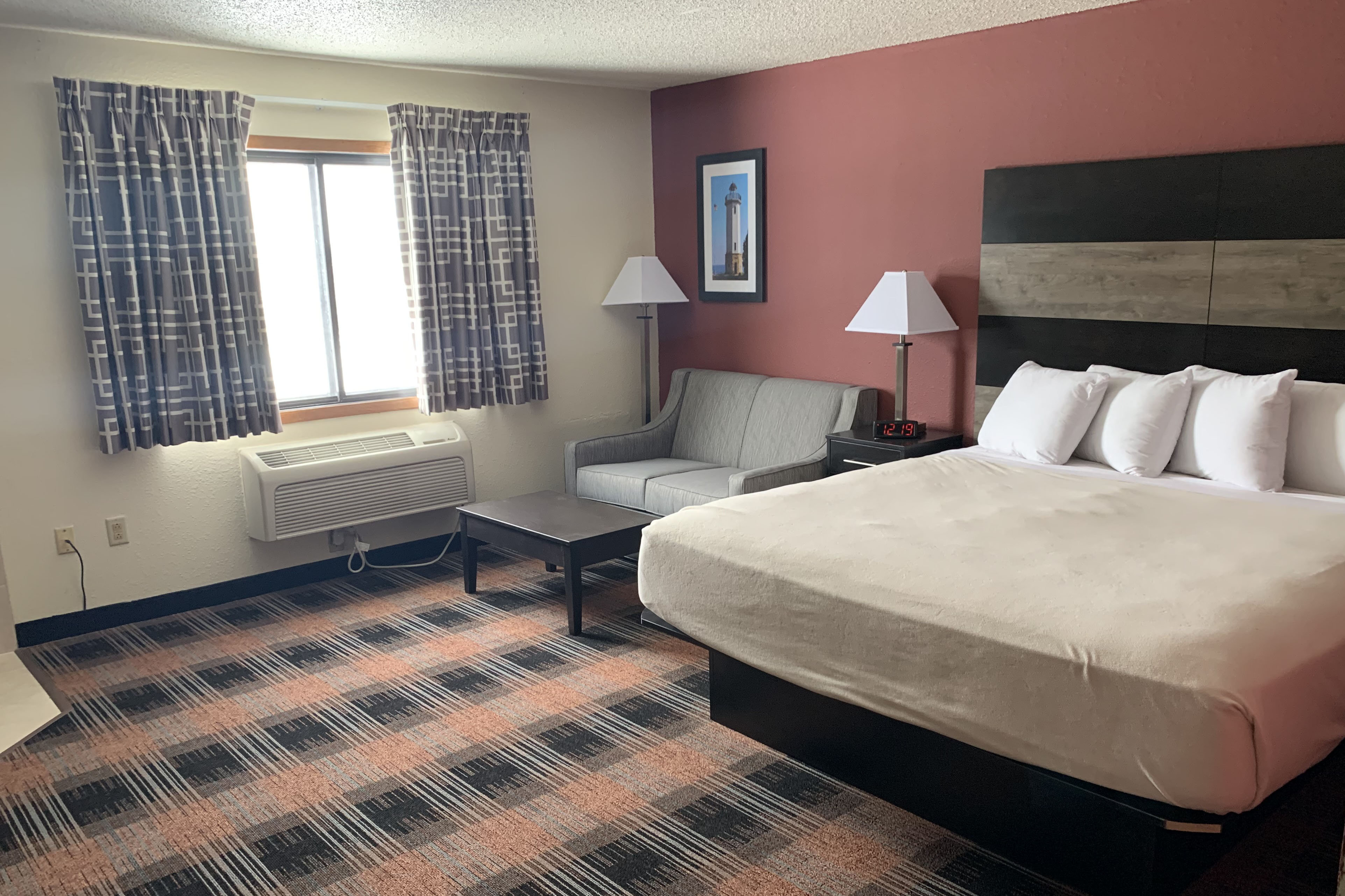 Guest room at the Baymont by Wyndham Waupun in Waupun, Wisconsin
