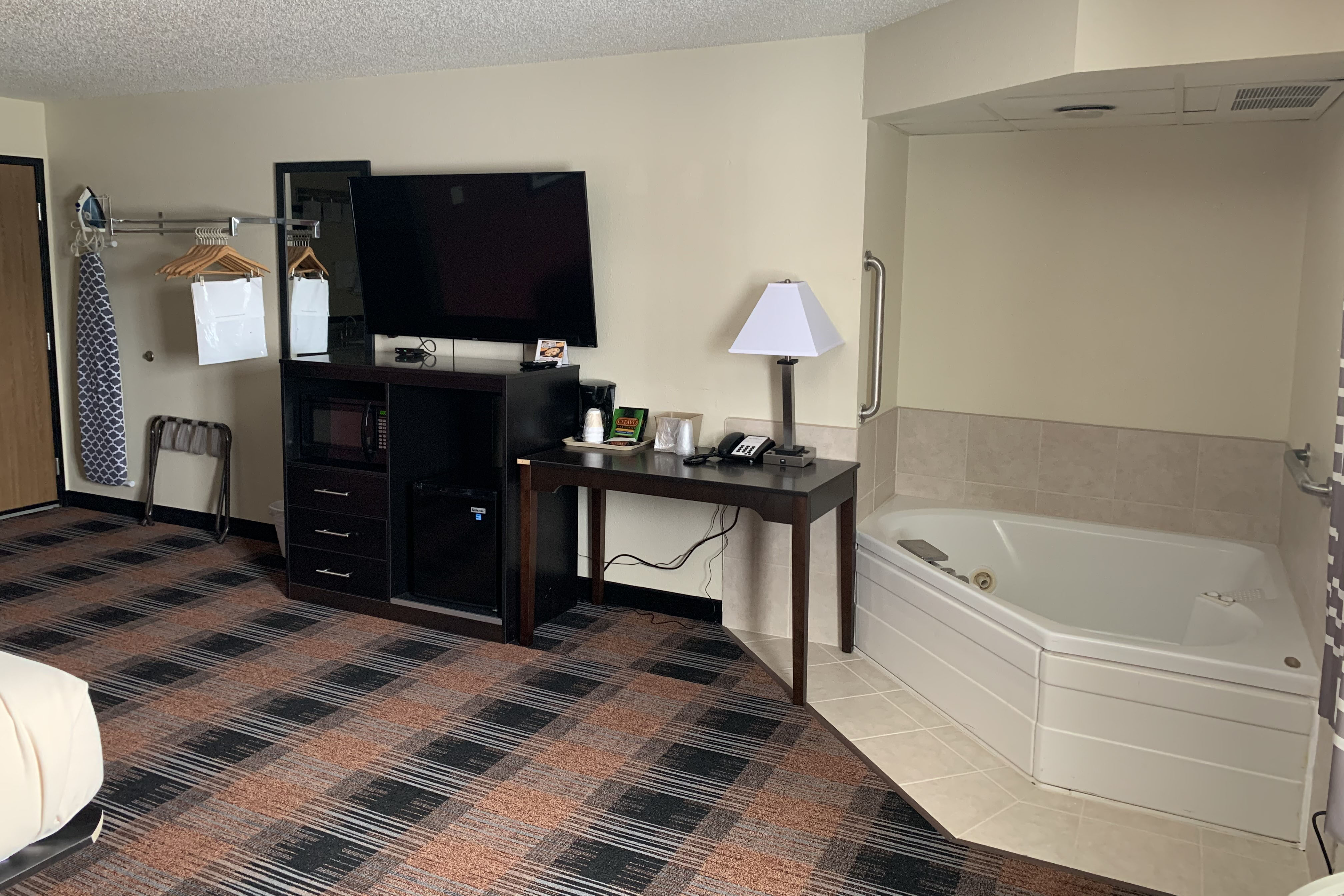 Guest room at the Baymont by Wyndham Waupun in Waupun, Wisconsin