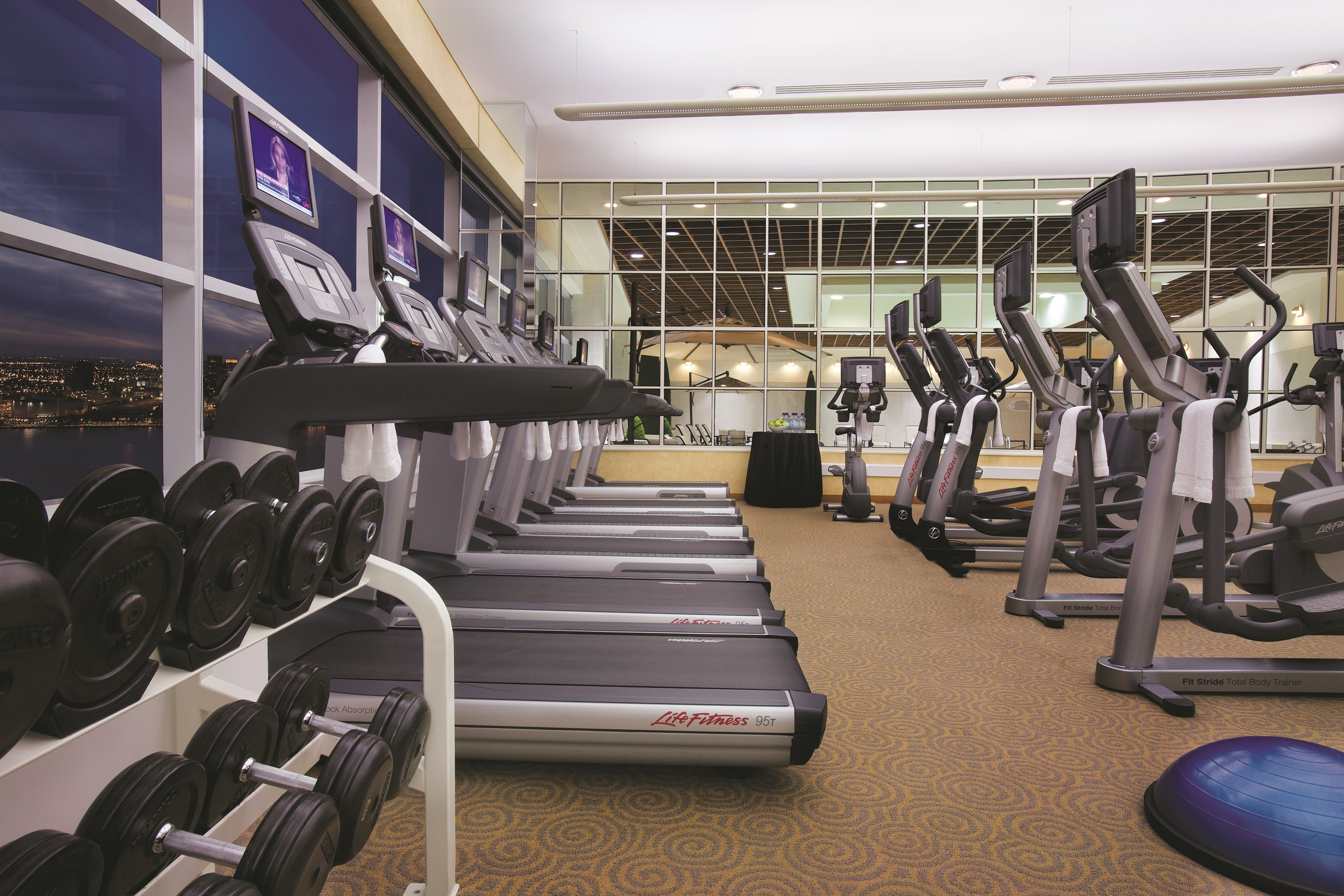 Fitness room at Caesars Windsor in Windsor, Ontario