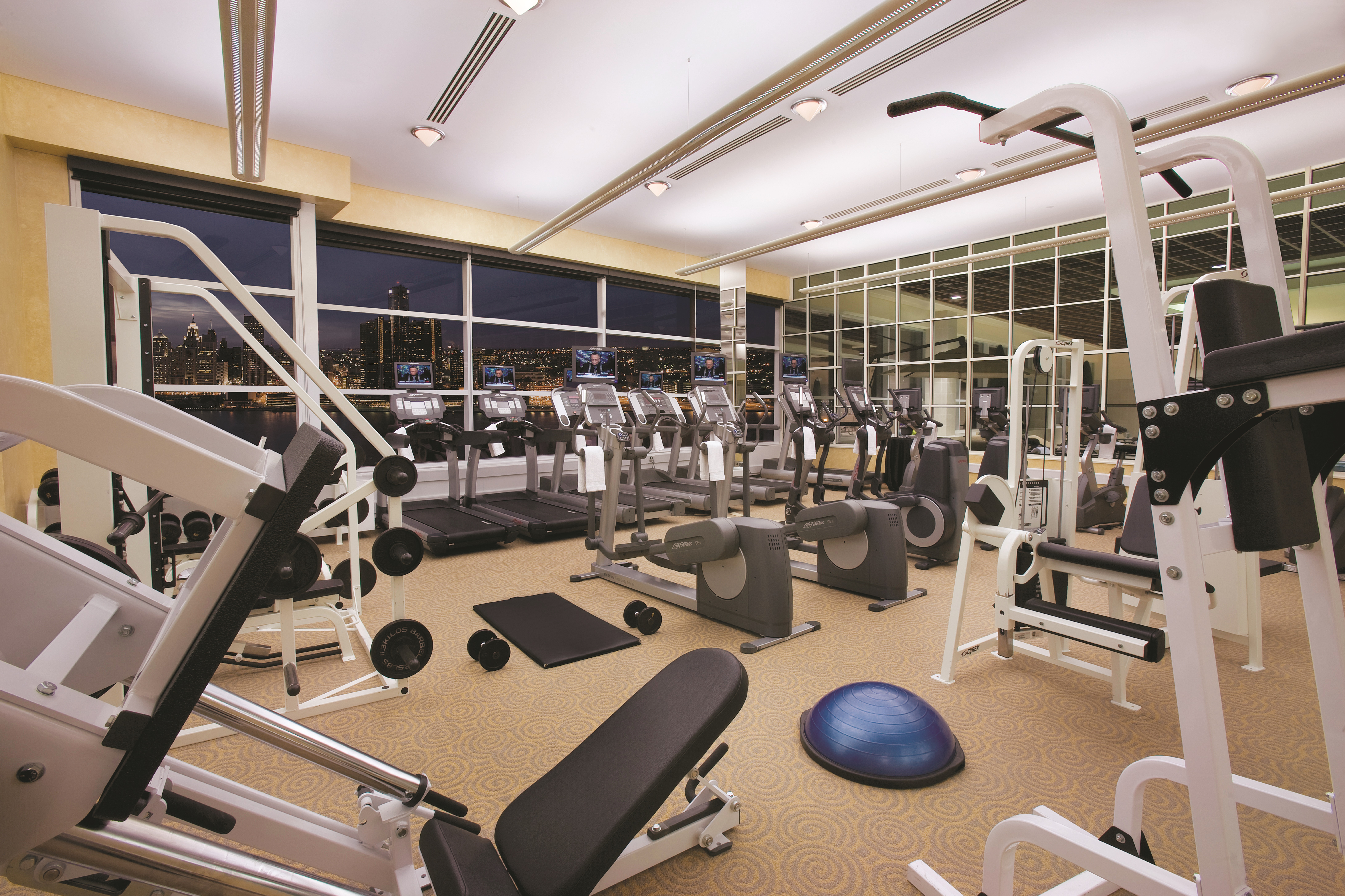 Fitness room at Caesars Windsor in Windsor, Ontario