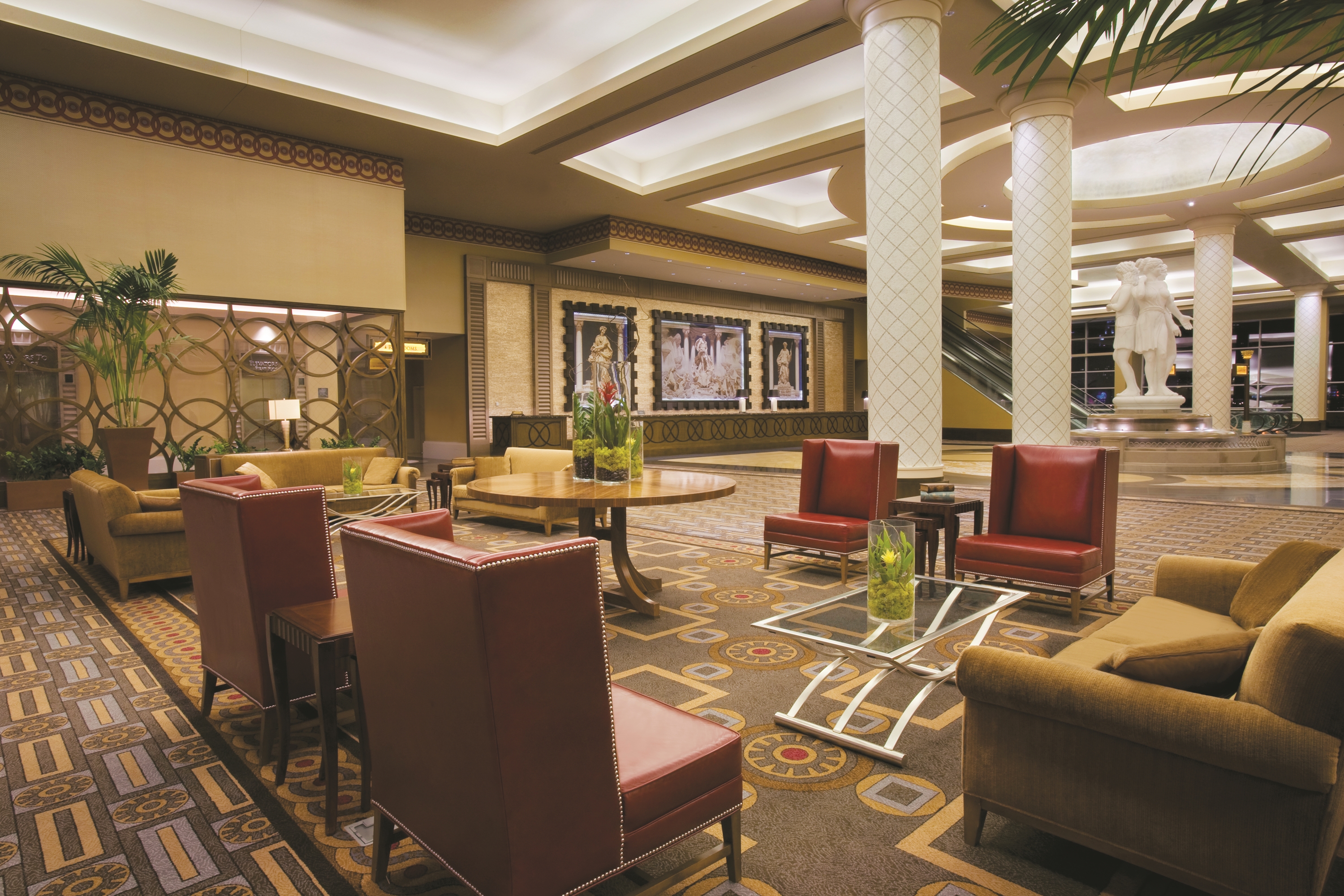 Caesars Windsor lobby feature in Windsor, Ontario