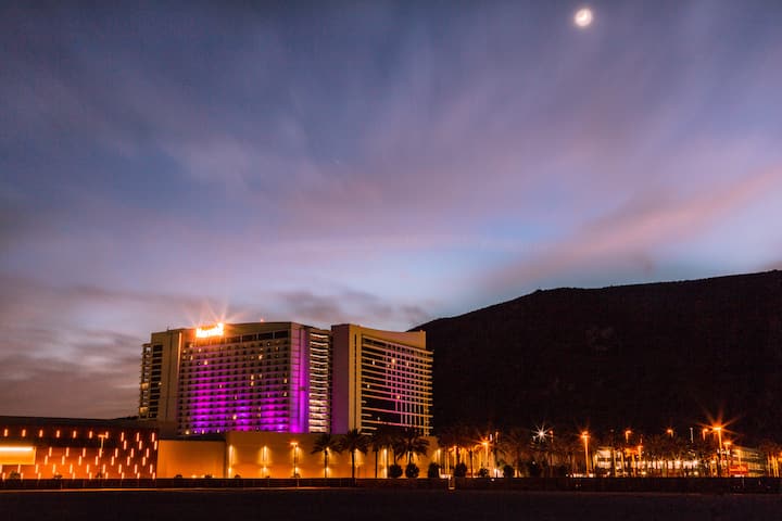 Exterior of Harrah's Resort Southern California hotel in Valley Center, California