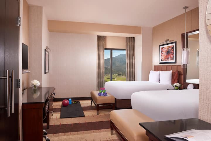 Guest room at the Harrah's Resort Southern California in Valley Center, California