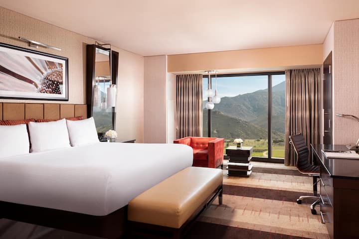 Guest room at the Harrah's Resort Southern California in Valley Center, California