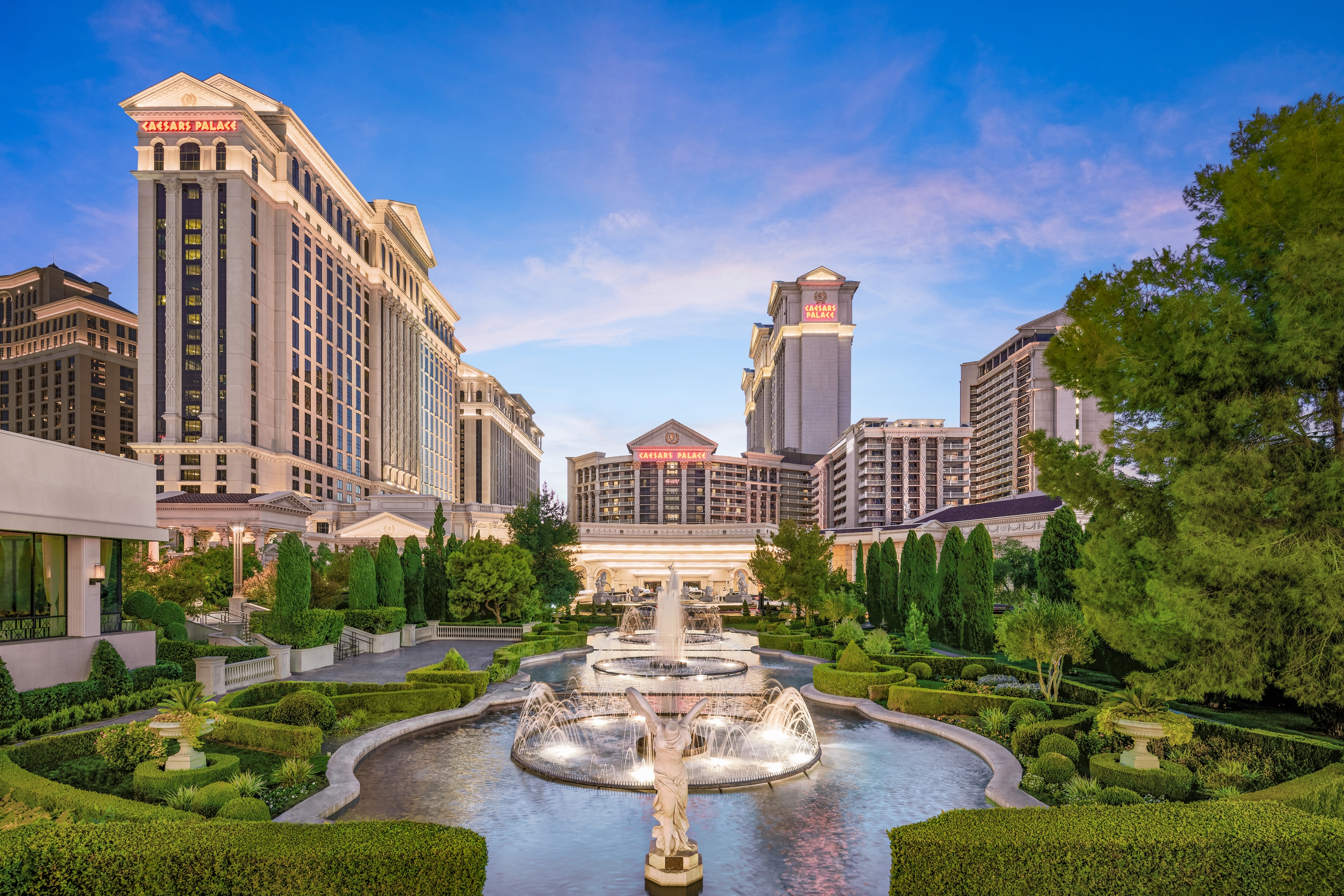 Exterior of Caesars Palace Las Vegas hotel in Las Vegas, Nevada