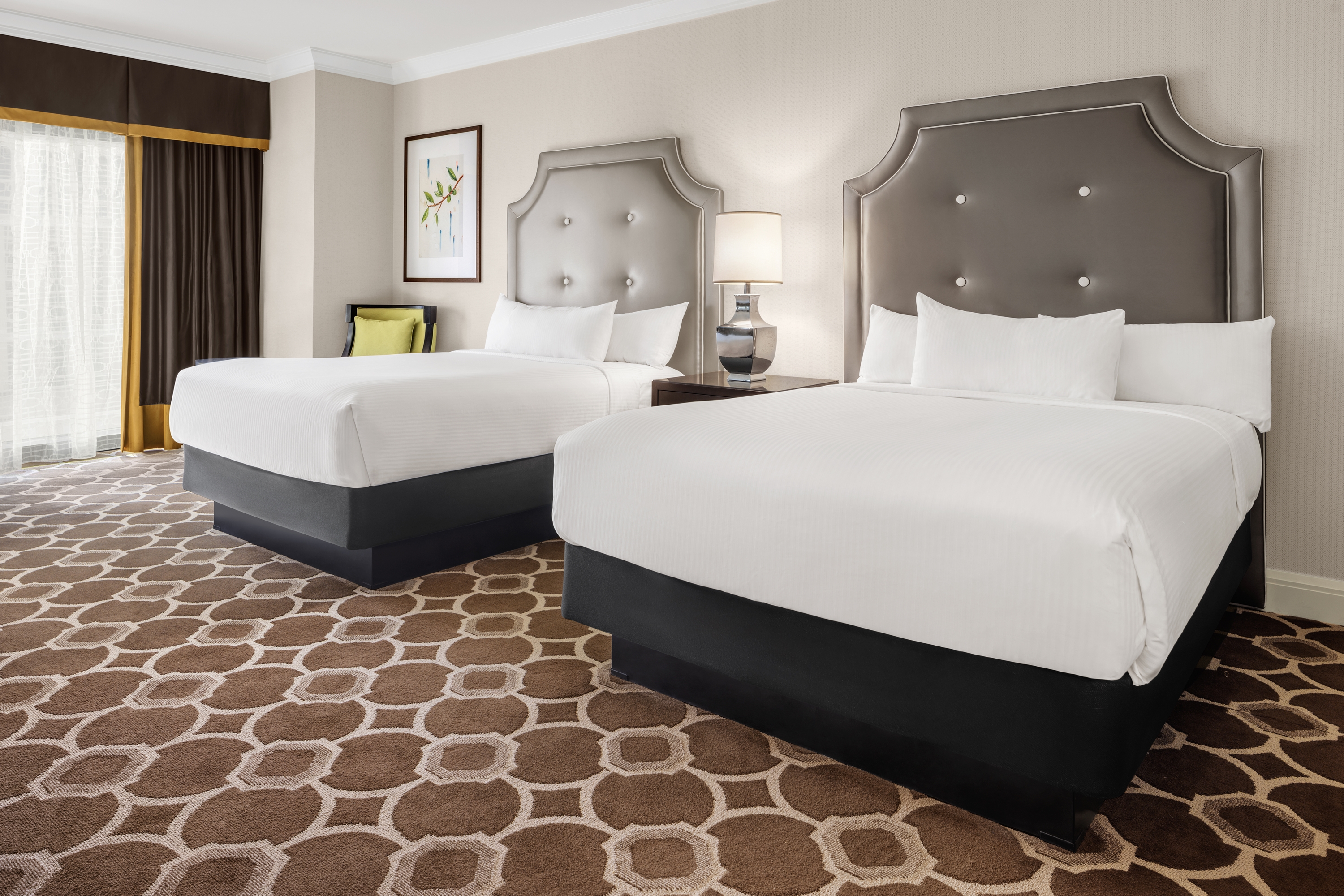 Guest room at the Caesars Palace Las Vegas in Las Vegas, Nevada