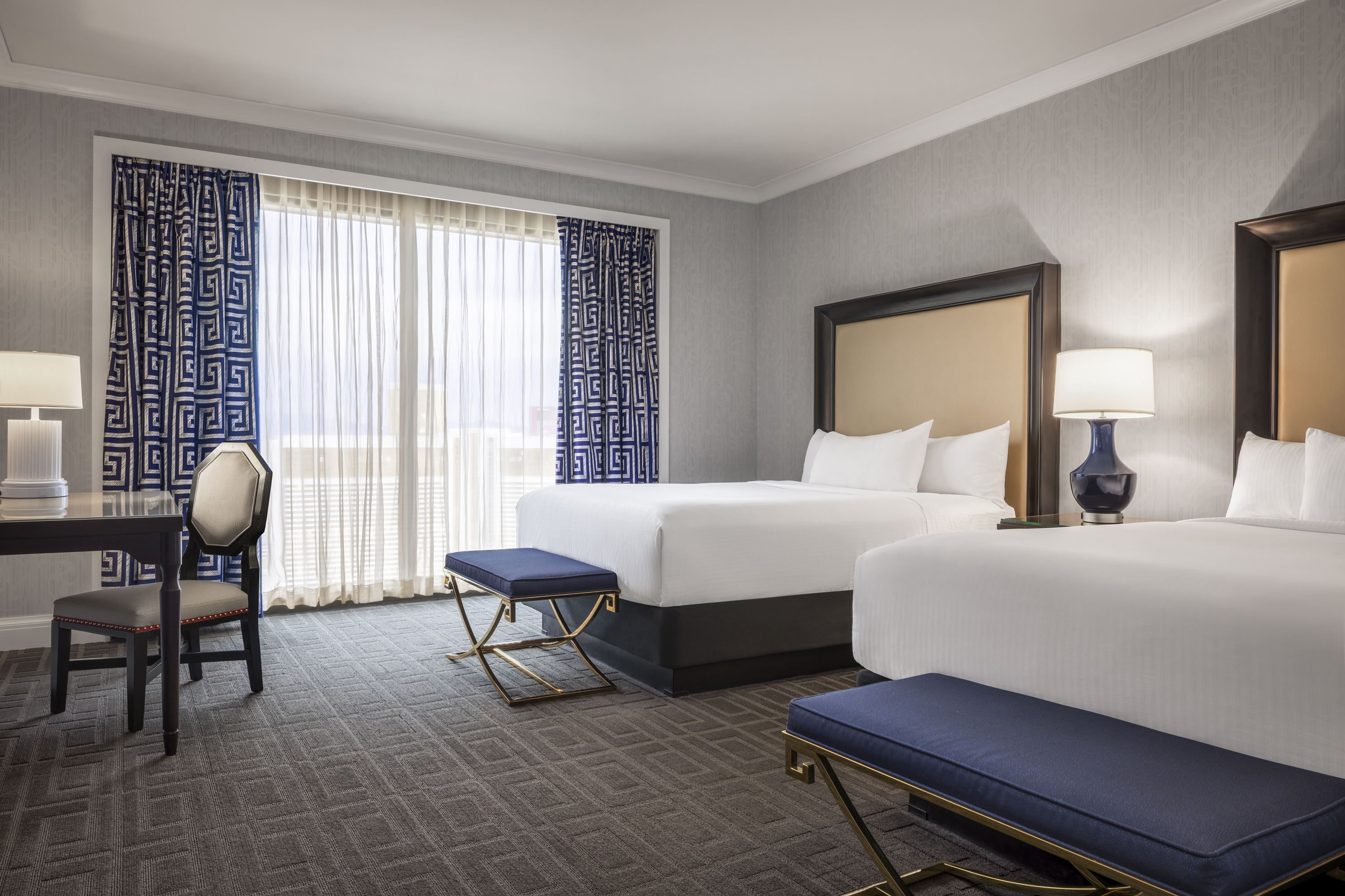 Guest room at the Caesars Palace Las Vegas in Las Vegas, Nevada