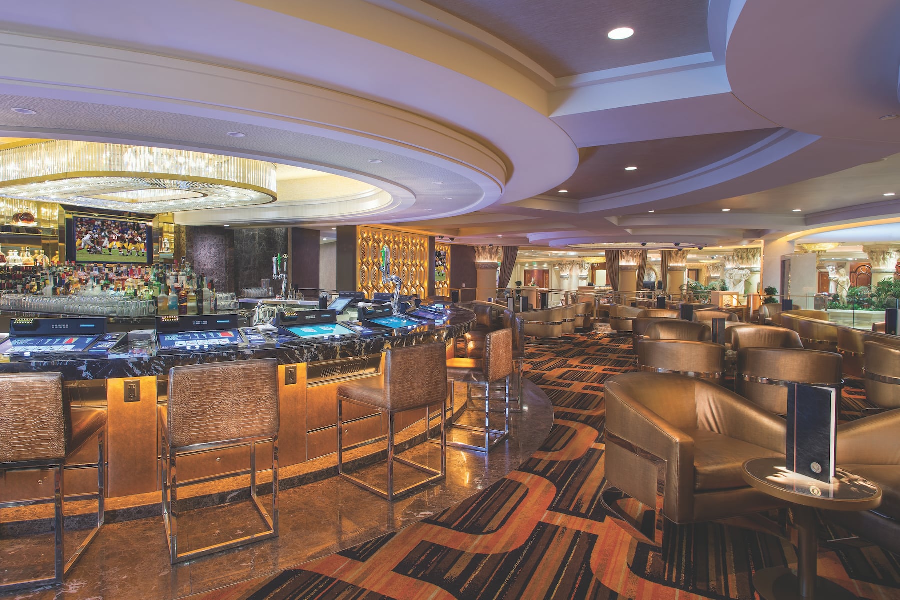 Bar at Caesars Palace Las Vegas in Las Vegas, Nevada