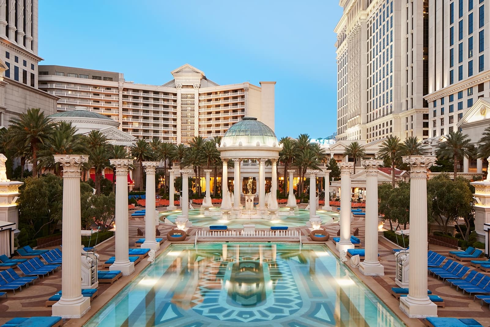 Pool at the Caesars Palace Las Vegas in Las Vegas, Nevada