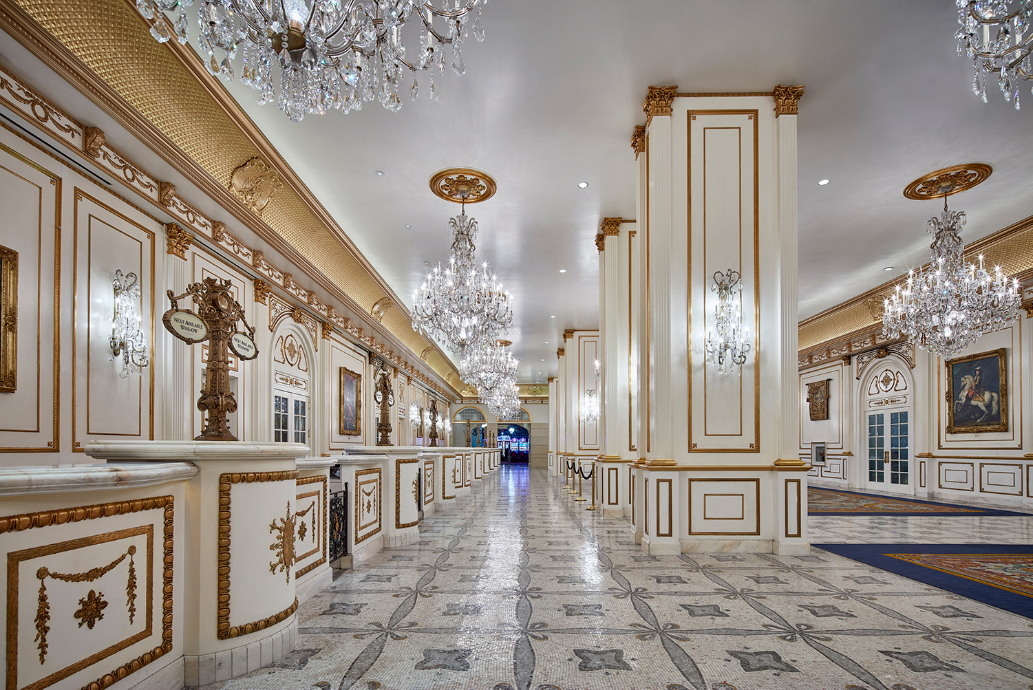 Gorgeous Paris Hotel Lobby at Paris Las Vegas 