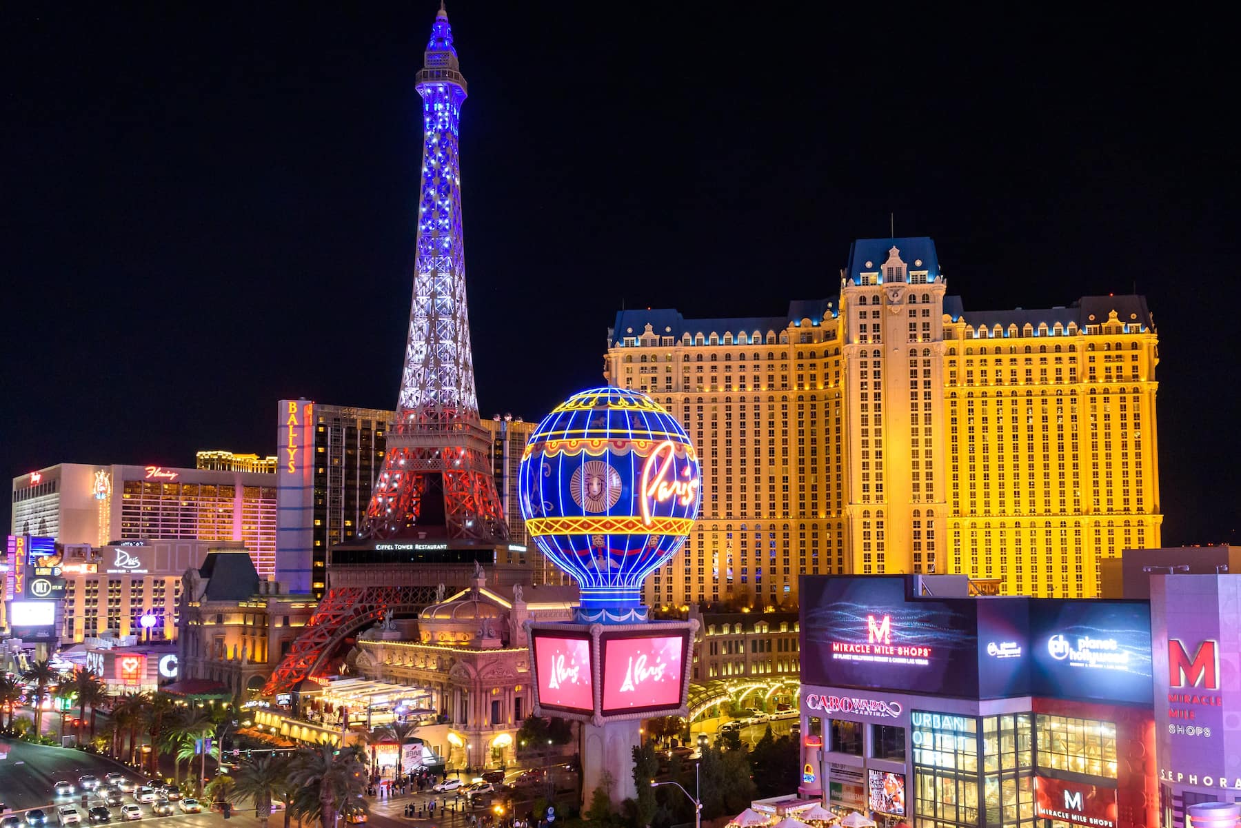 Entertainment at Paris Las Vegas in Las Vegas, Nevada