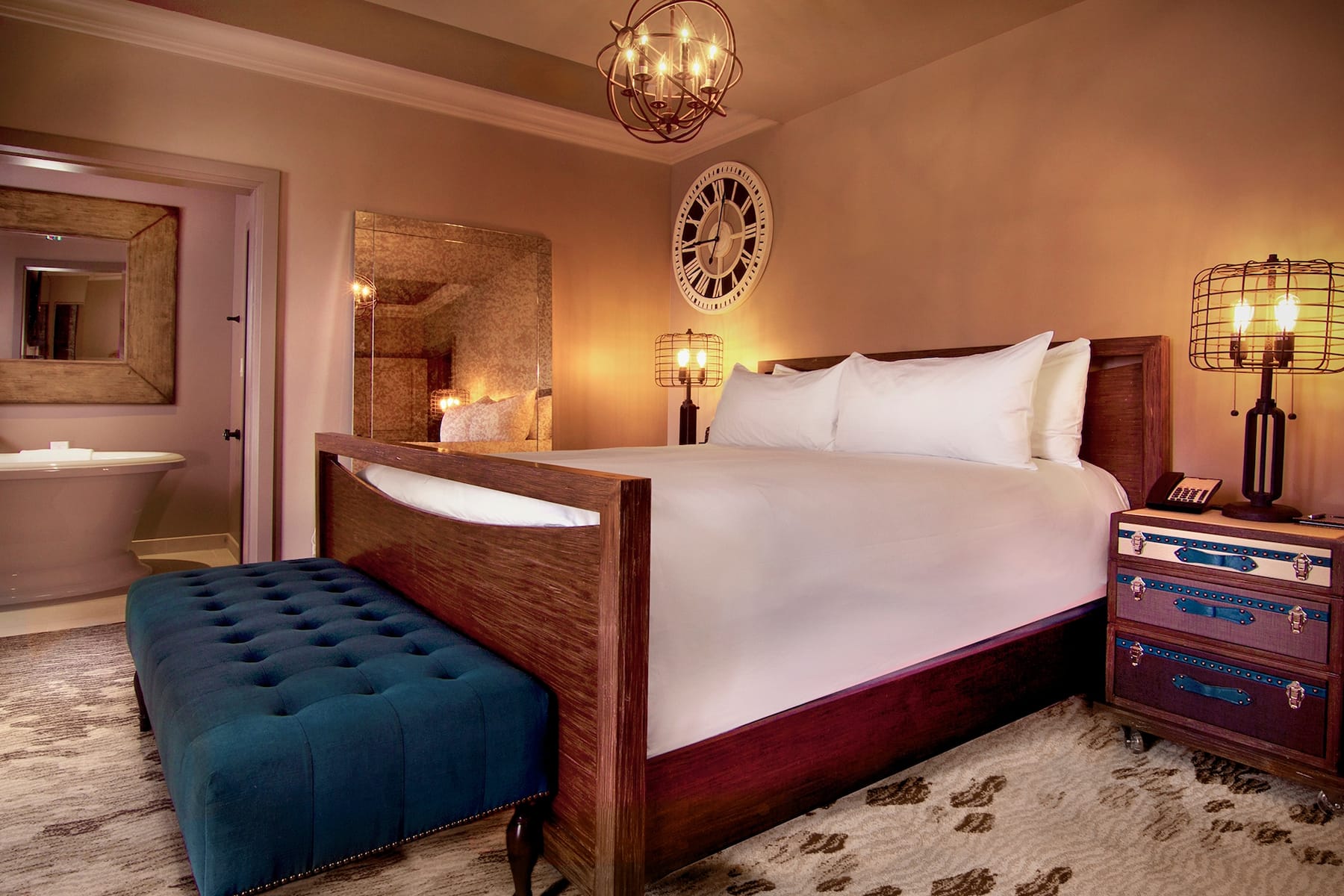 Guest room at the The Cromwell Las Vegas in Las Vegas, Nevada