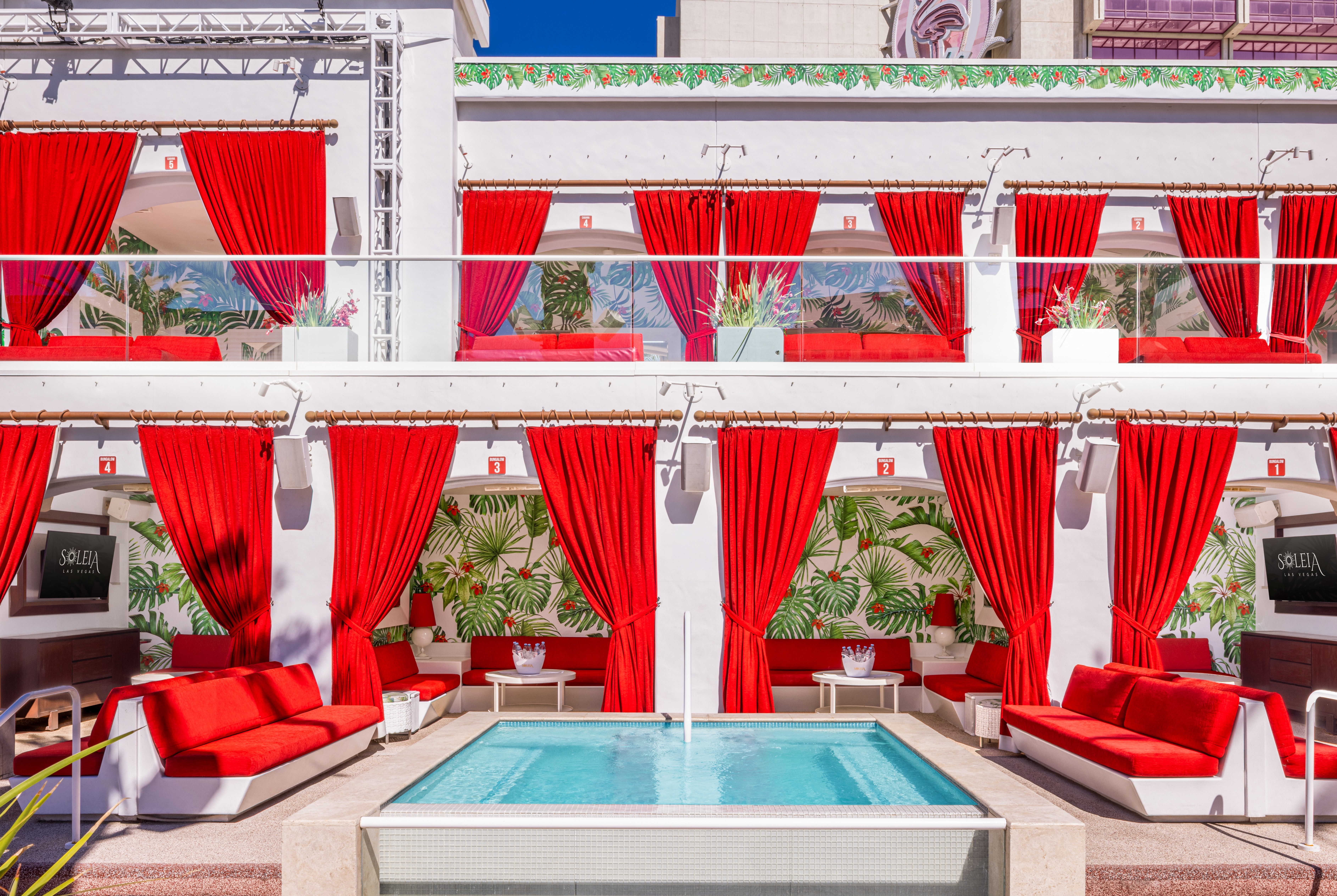 Pool at the The Vanderpump Hotel in Las Vegas, Nevada